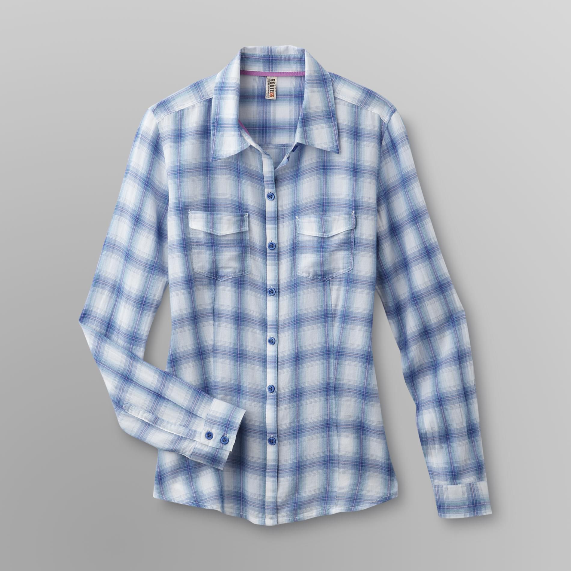 Route 66 Women's Sport Shirt - Plaid at Kmart.com