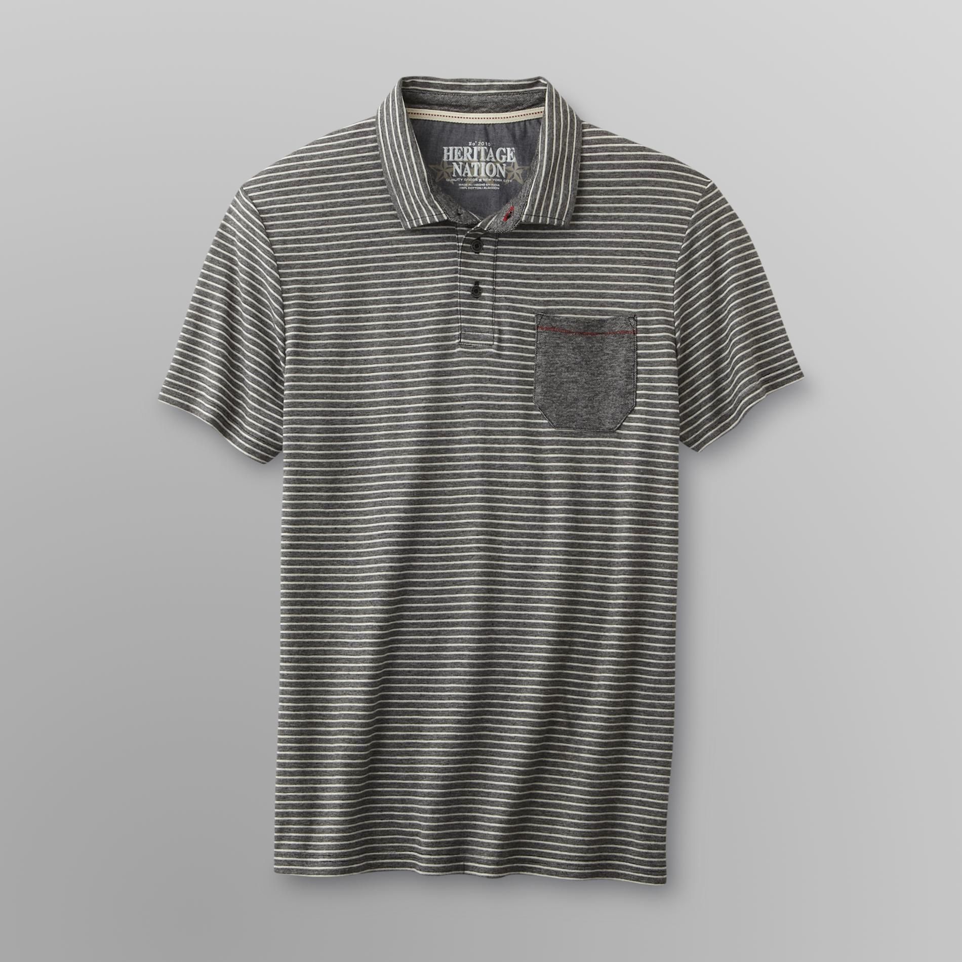 Heritage Nation Men's Polo Shirt - Striped at Kmart.com