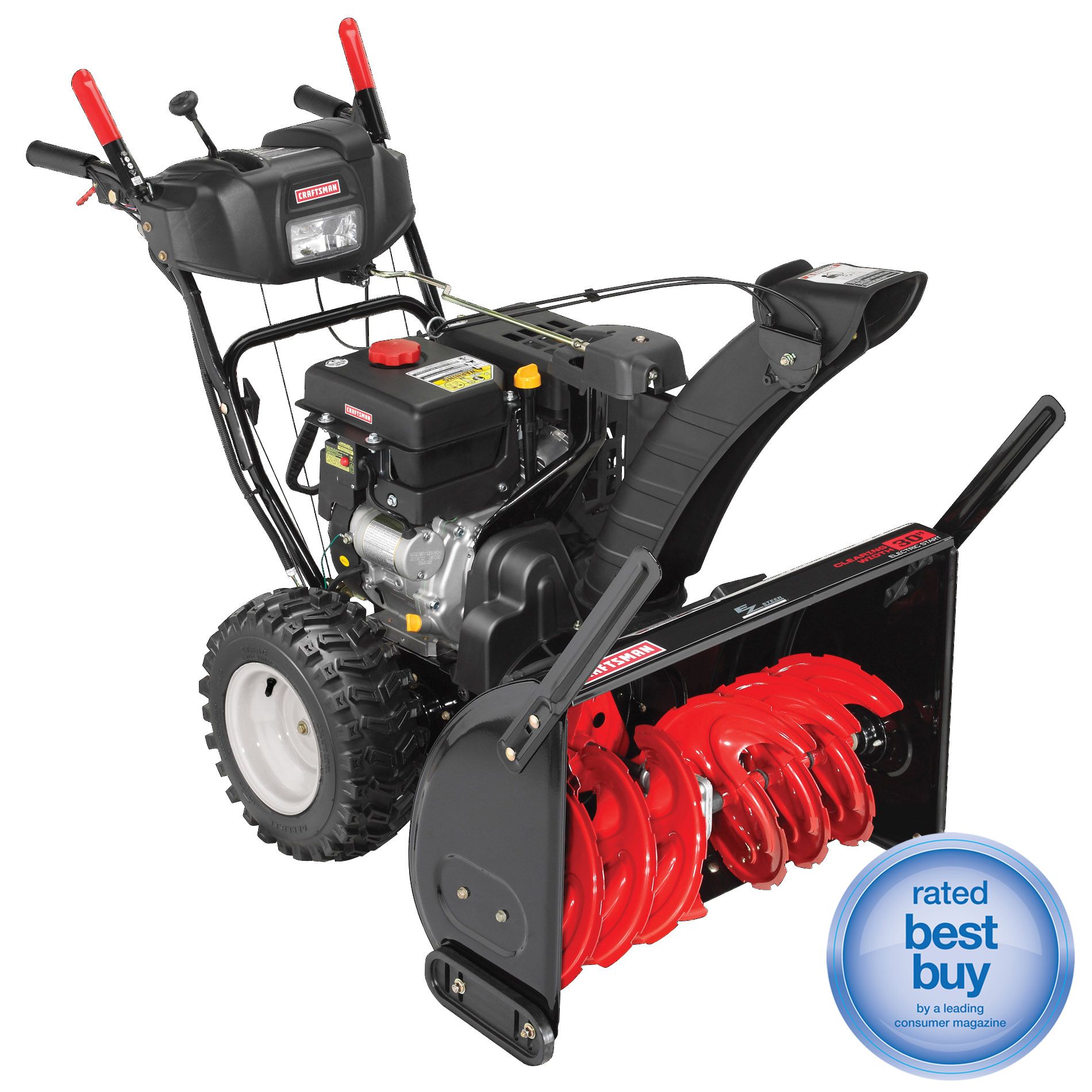 Craftsman 30 In 357cc* Dual-Stage Snowblower w/ EZ Steer, Electric 4-Way Chute Control at Craftsman.com