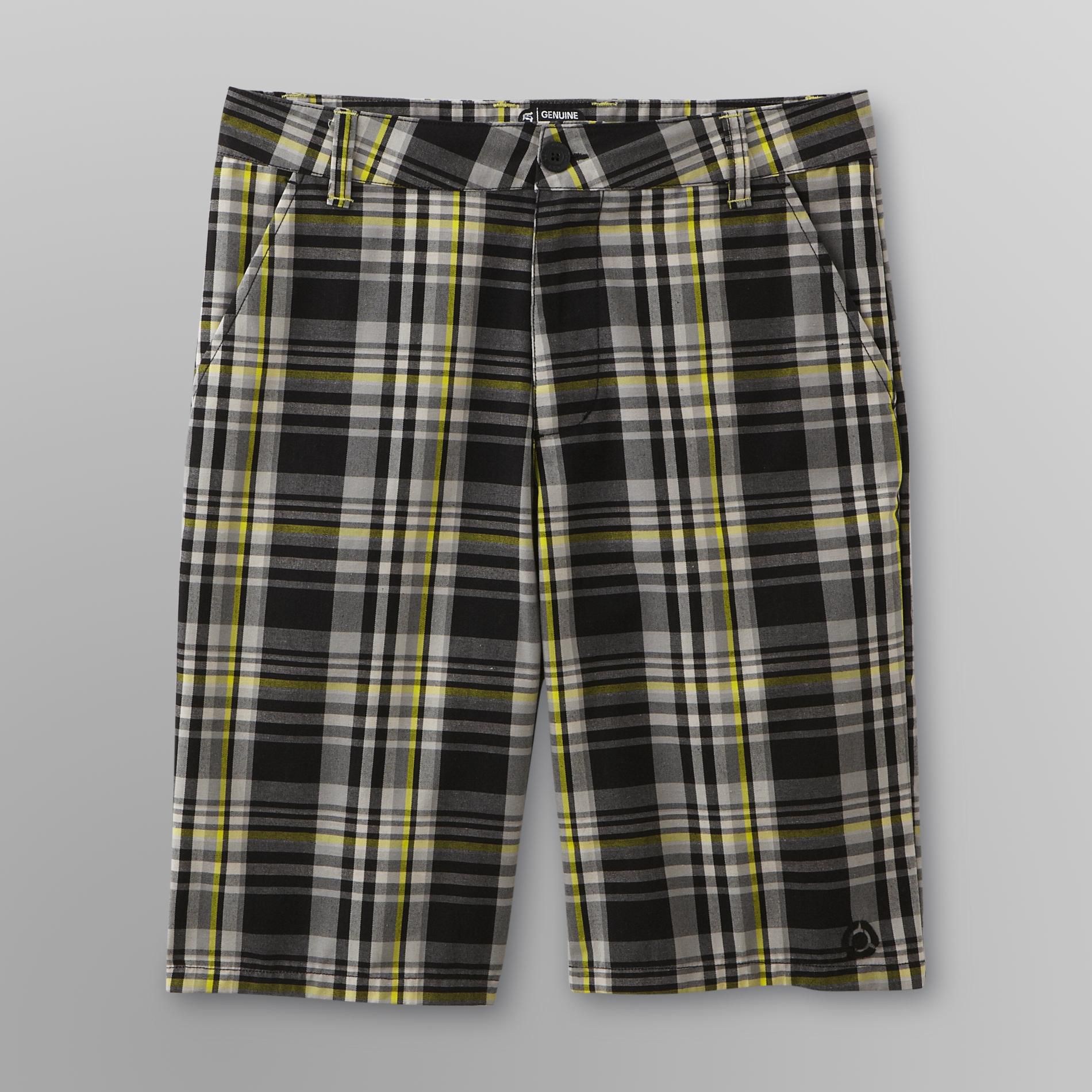 TSA Men's Flat Front Shorts - Plaid at Kmart.com