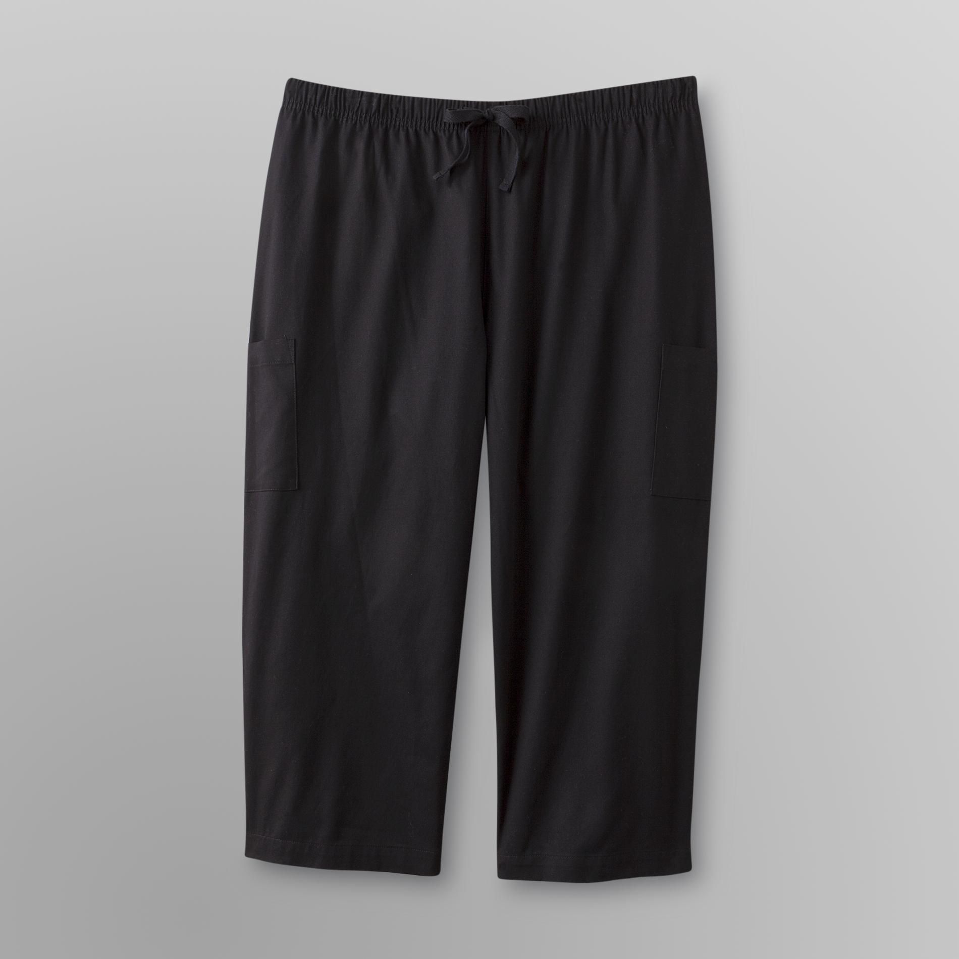 Basic Editions Women's Plus Twill Capris at Kmart.com
