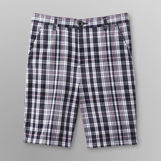 Basic Editions Women's Bermuda Shorts Plaid