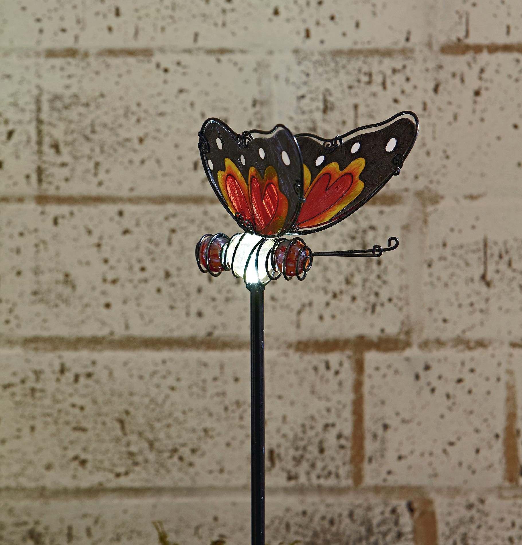 Garden Oasis Solar Garden Stake - Red Butterfly at Sears.com
