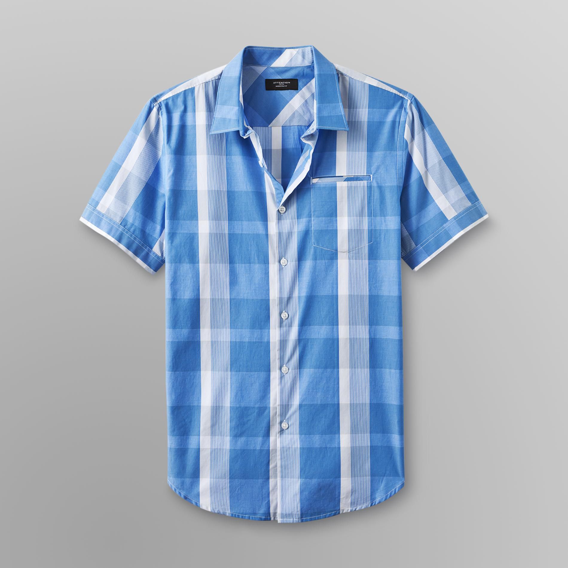 Attention Men's Modern Fit Woven Shirt at Kmart.com