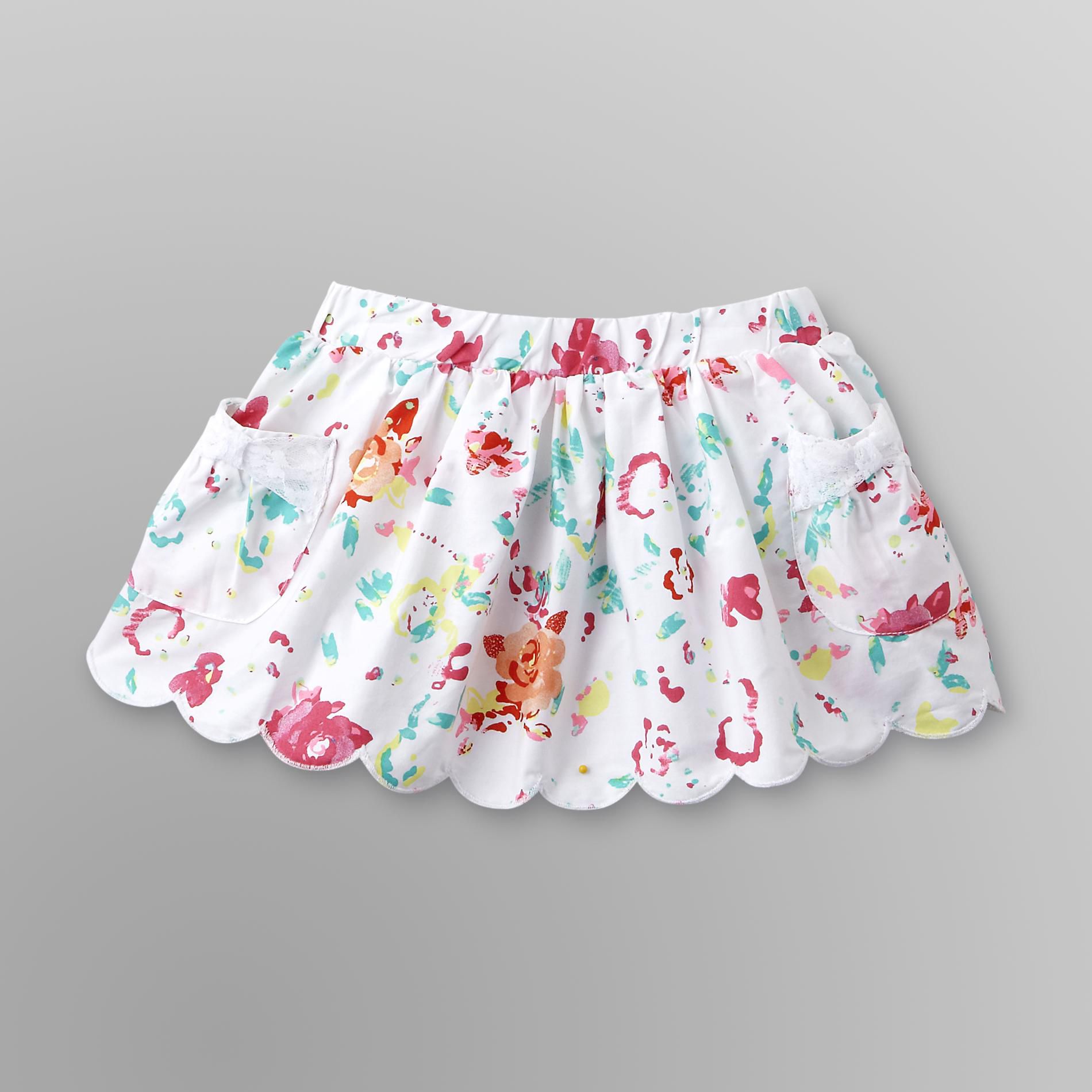 Toughskins Infant Girl's Scalloped Skirt - Floral at Sears.com