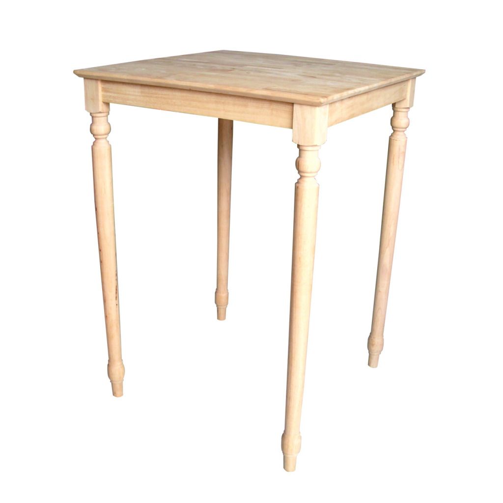 International Concepts Solid Wood Top Table with Turned Legs at Kmart.com