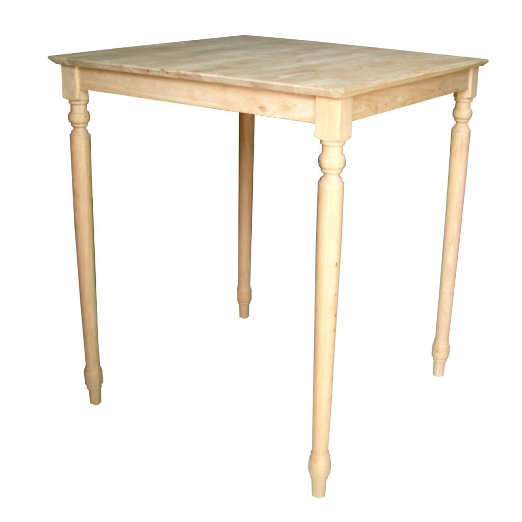 International Concepts Solid Wood Top Table with Turned Legs at Kmart.com