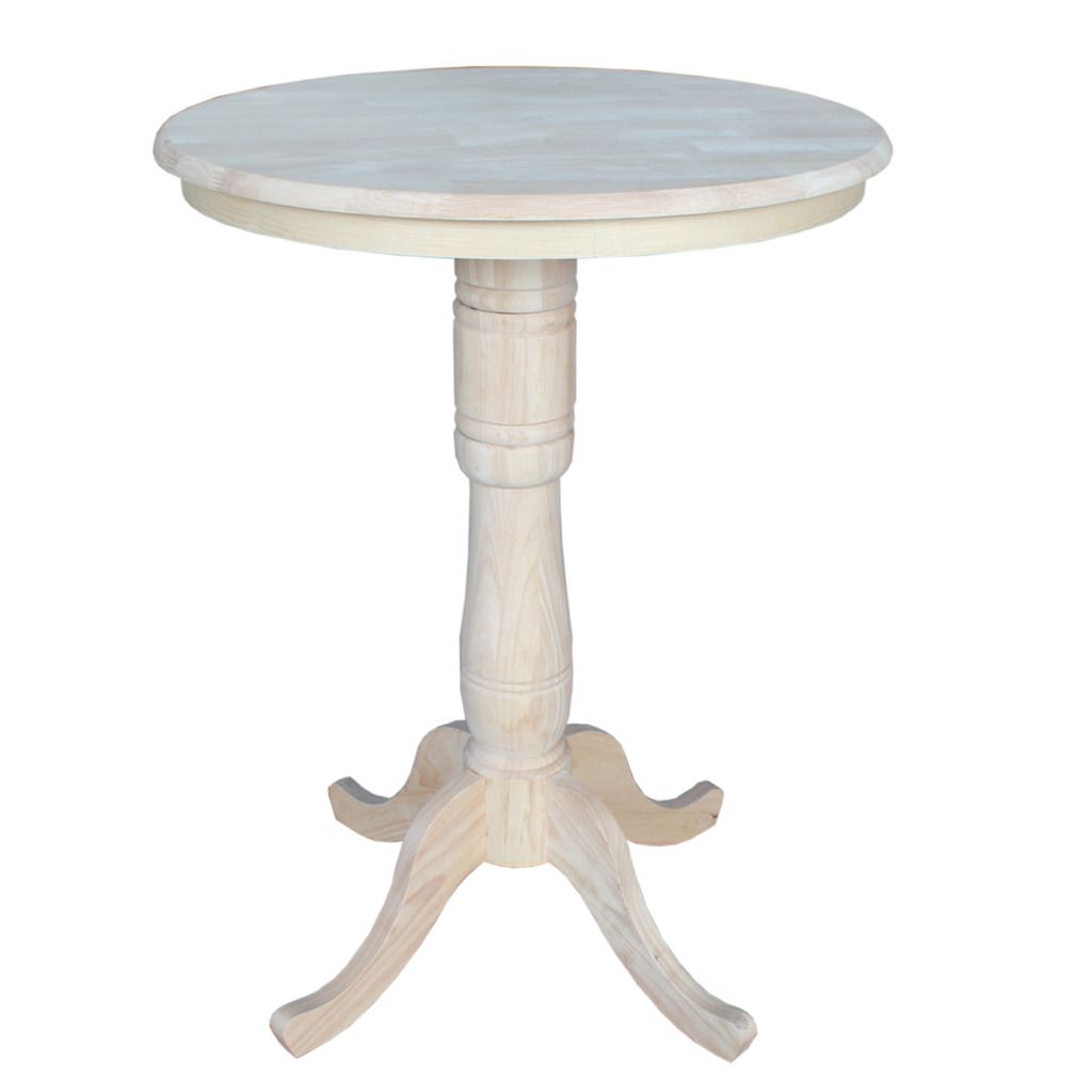 International Concepts 30" Round Top Adjustable Height Pedestal Table at Kmart.com