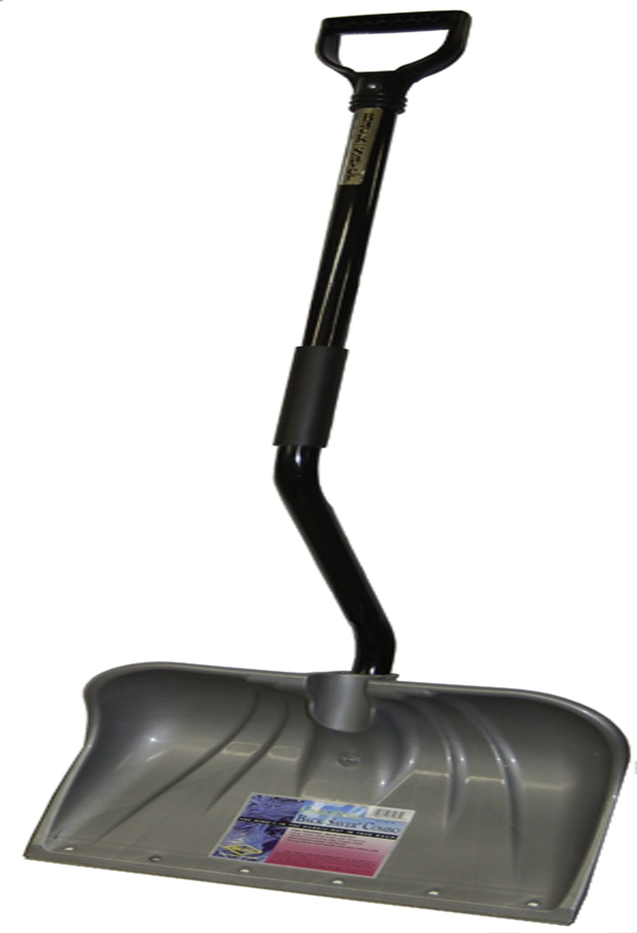 Back-Saver® Lite Wate Snow Shovel Ergonomic Steel Handle and Poly Combo with Wearstrip at Kmart.com