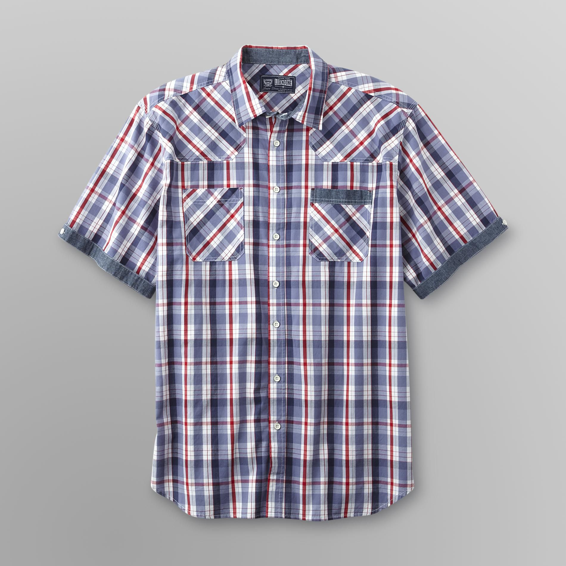 Legend One Men's Big & Tall Plaid Sport Shirt at Kmart.com