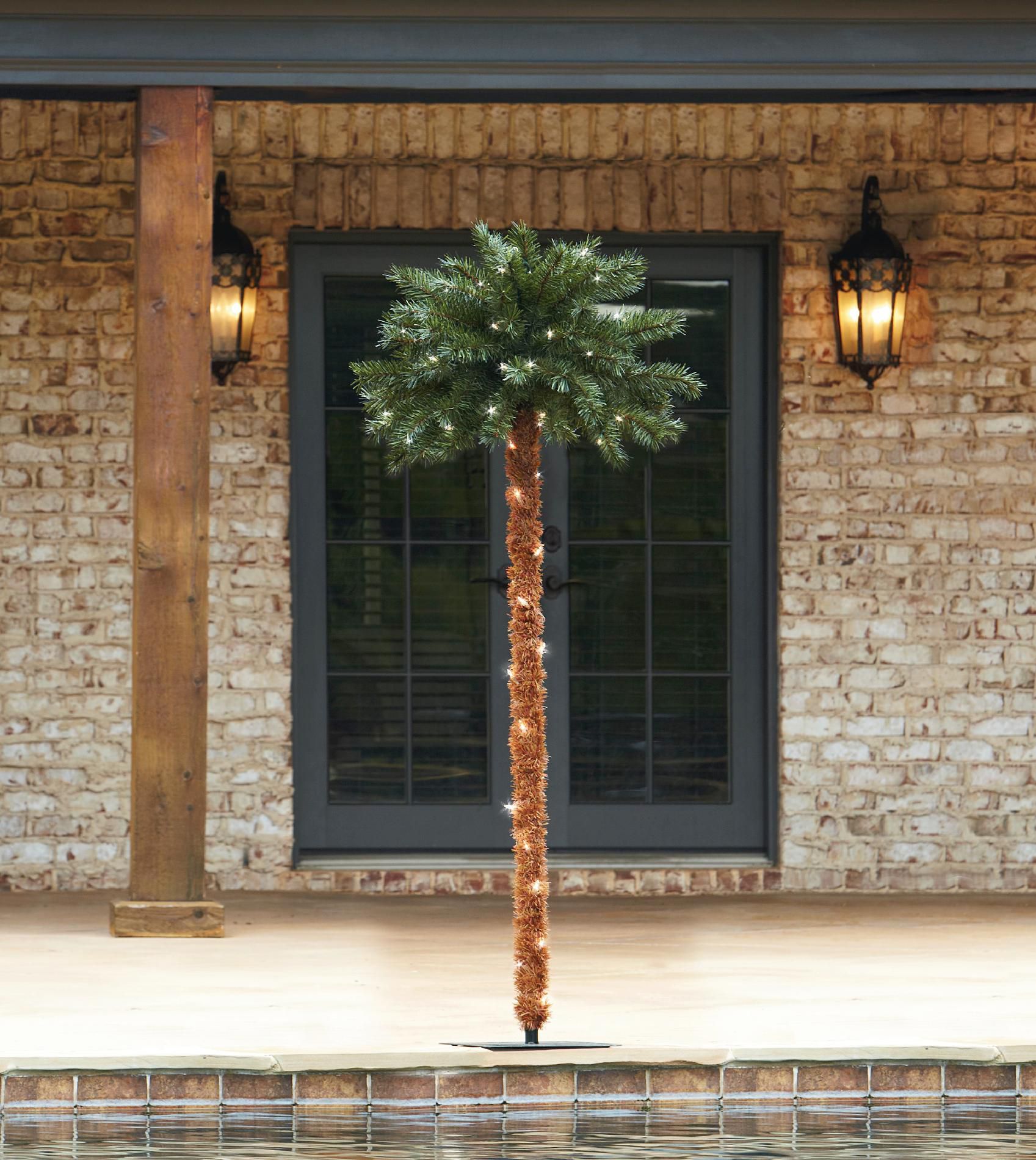 7ft Lighted Palm Tree - Outdoor Living - Outdoor Decor - Misc 