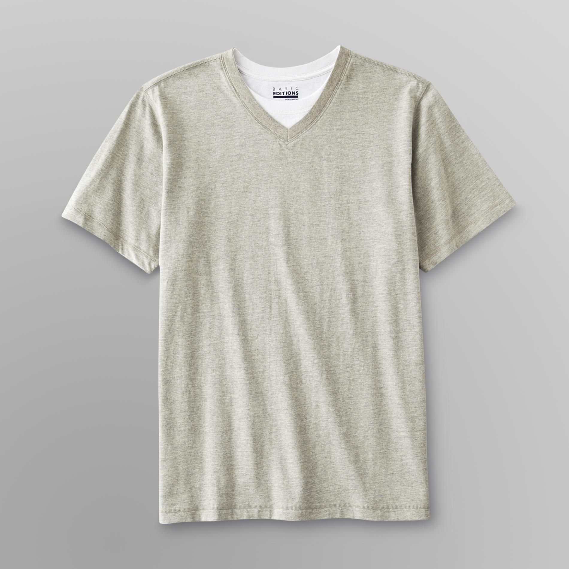 Basic Editions Men's Layered V-Neck T-Shirt at Kmart.com
