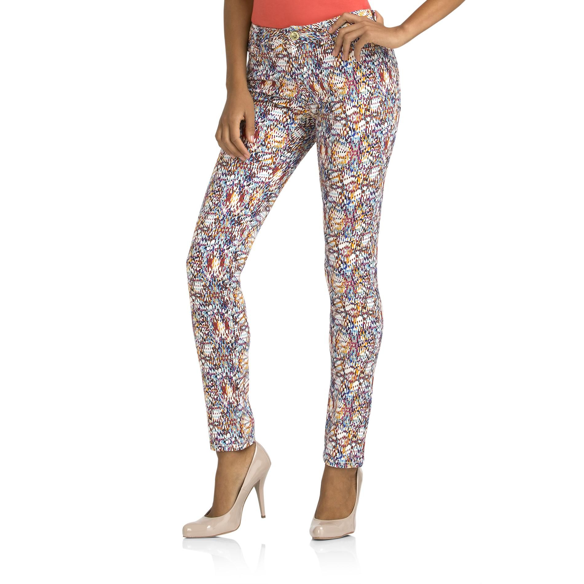 Kardashian Kollection Women's Twill Skinny Pants