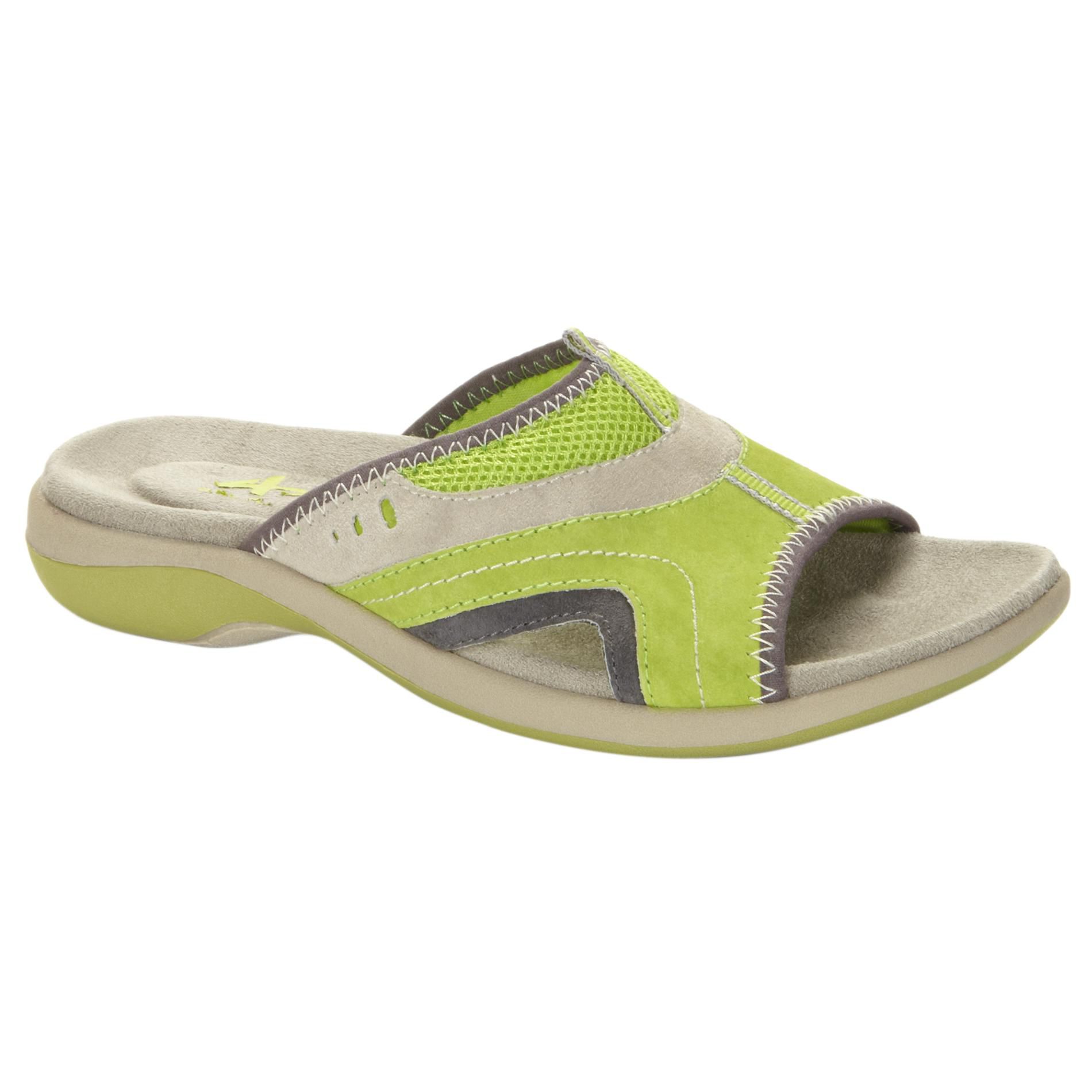 Athletech Women's Slide Sandal Beverlee - Green at Kmart.com