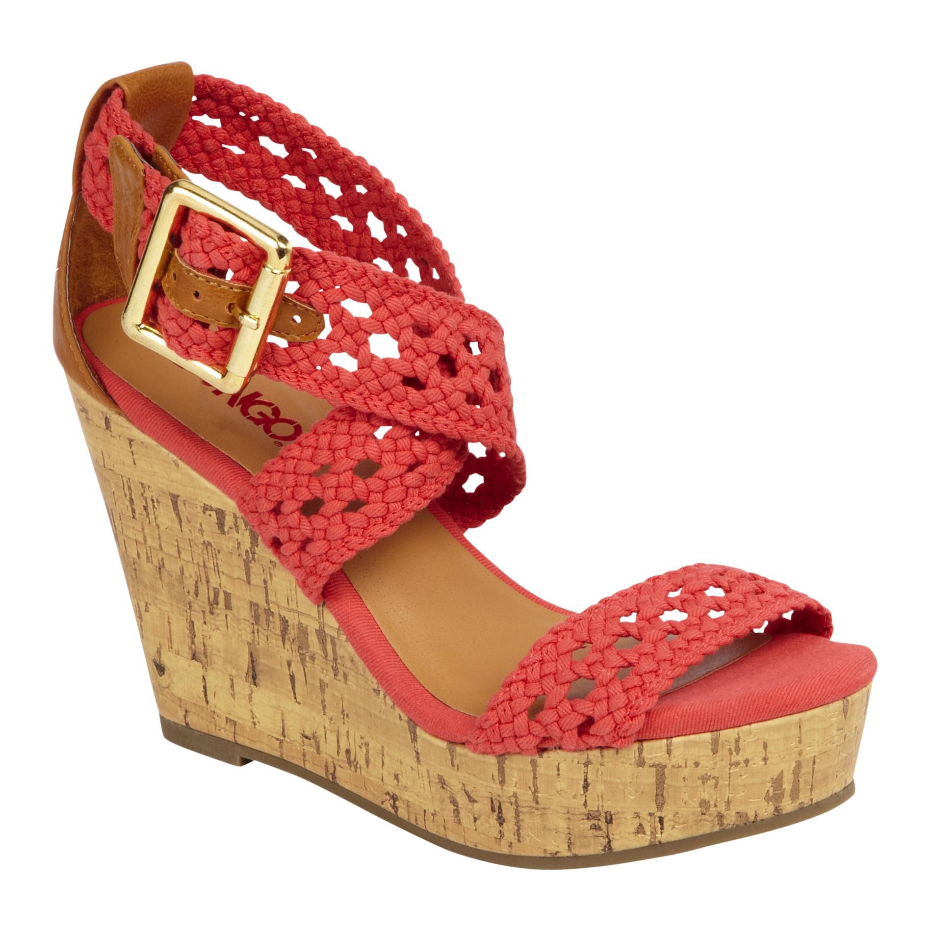 Bongo Women's Wedge Sandal Sunset - Coral at Sears.com