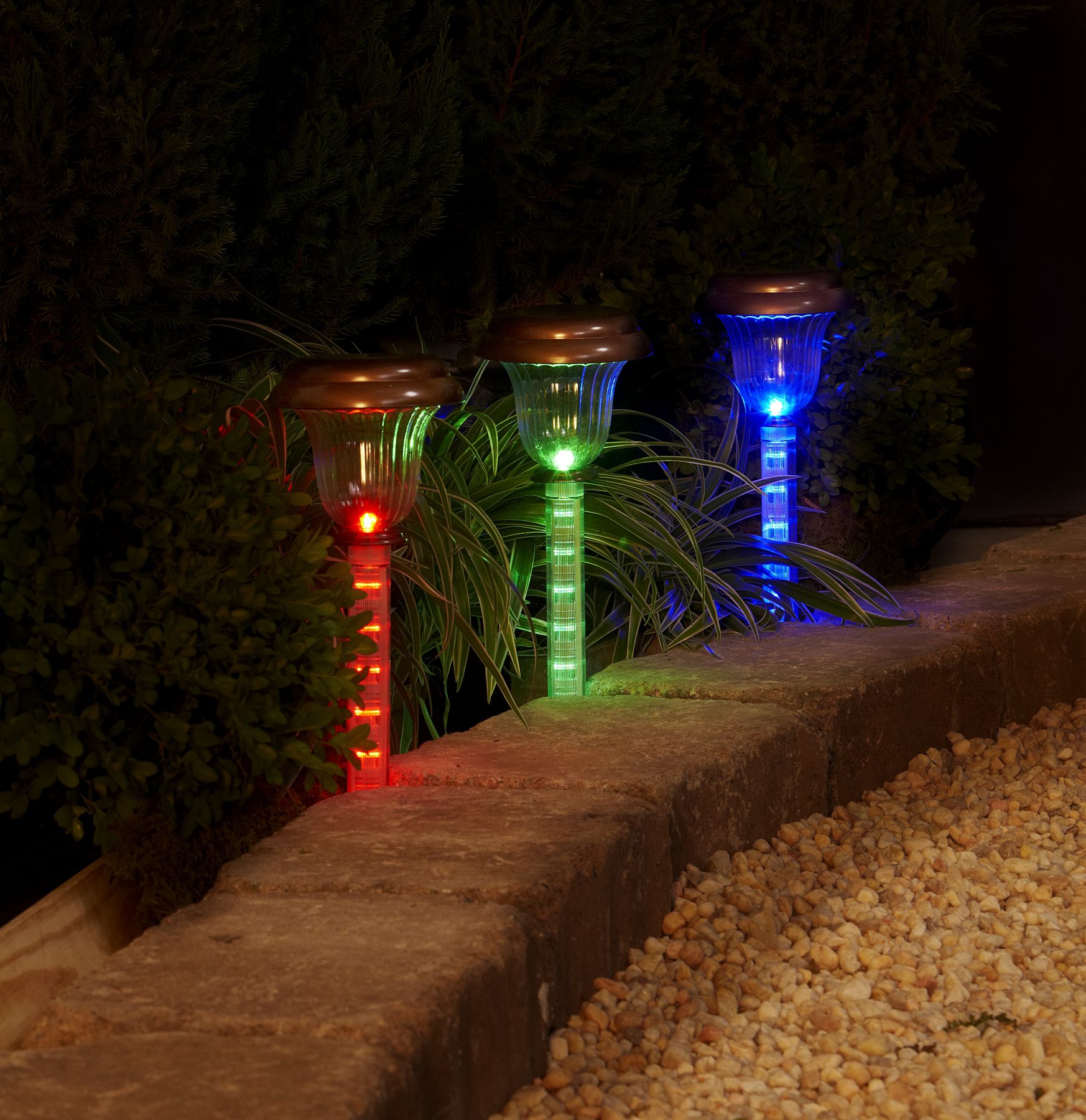 LightShow 3ct Pathway Stakes - Multi at Kmart.com