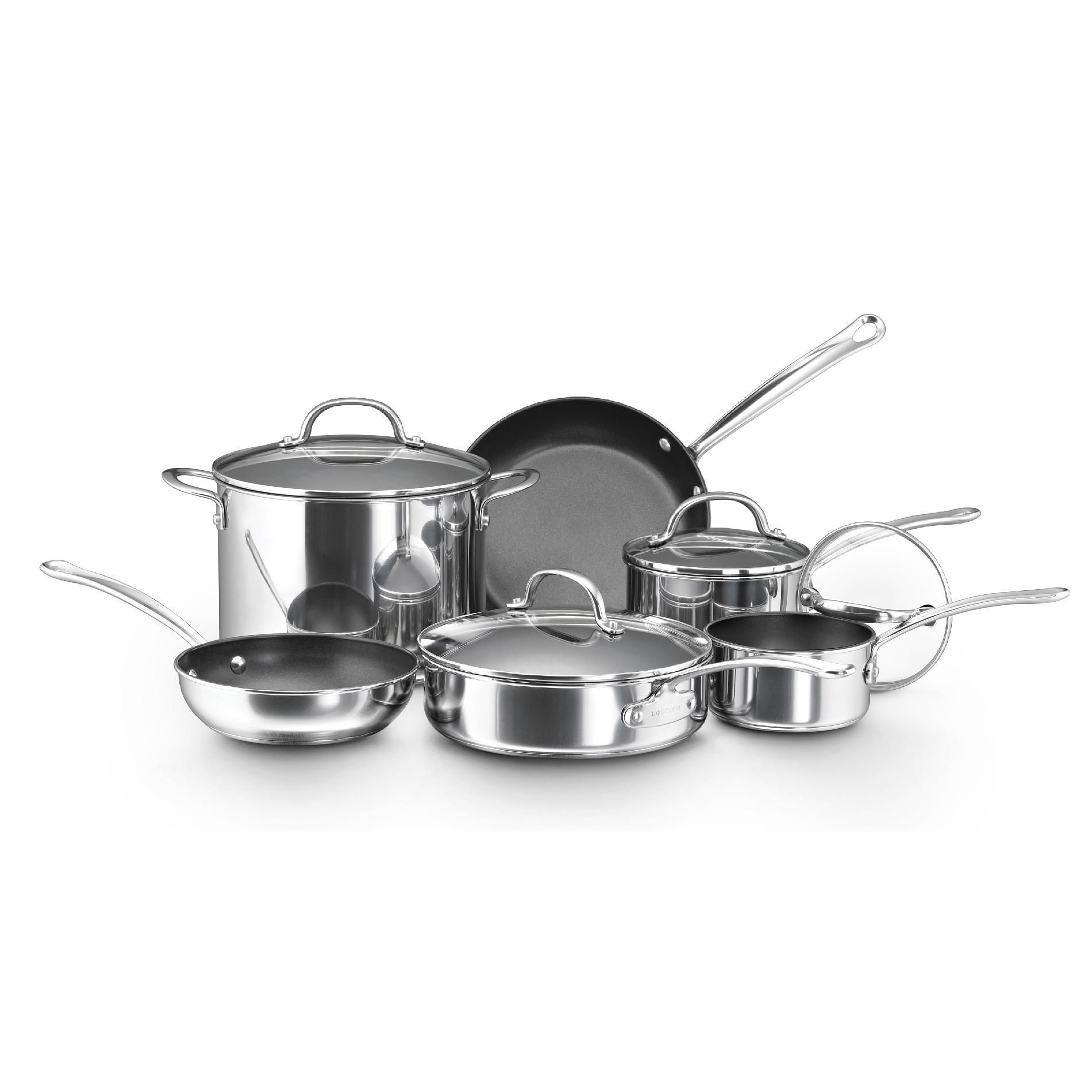 Farberware Millennium 10-Piece Set  Stainless Steel