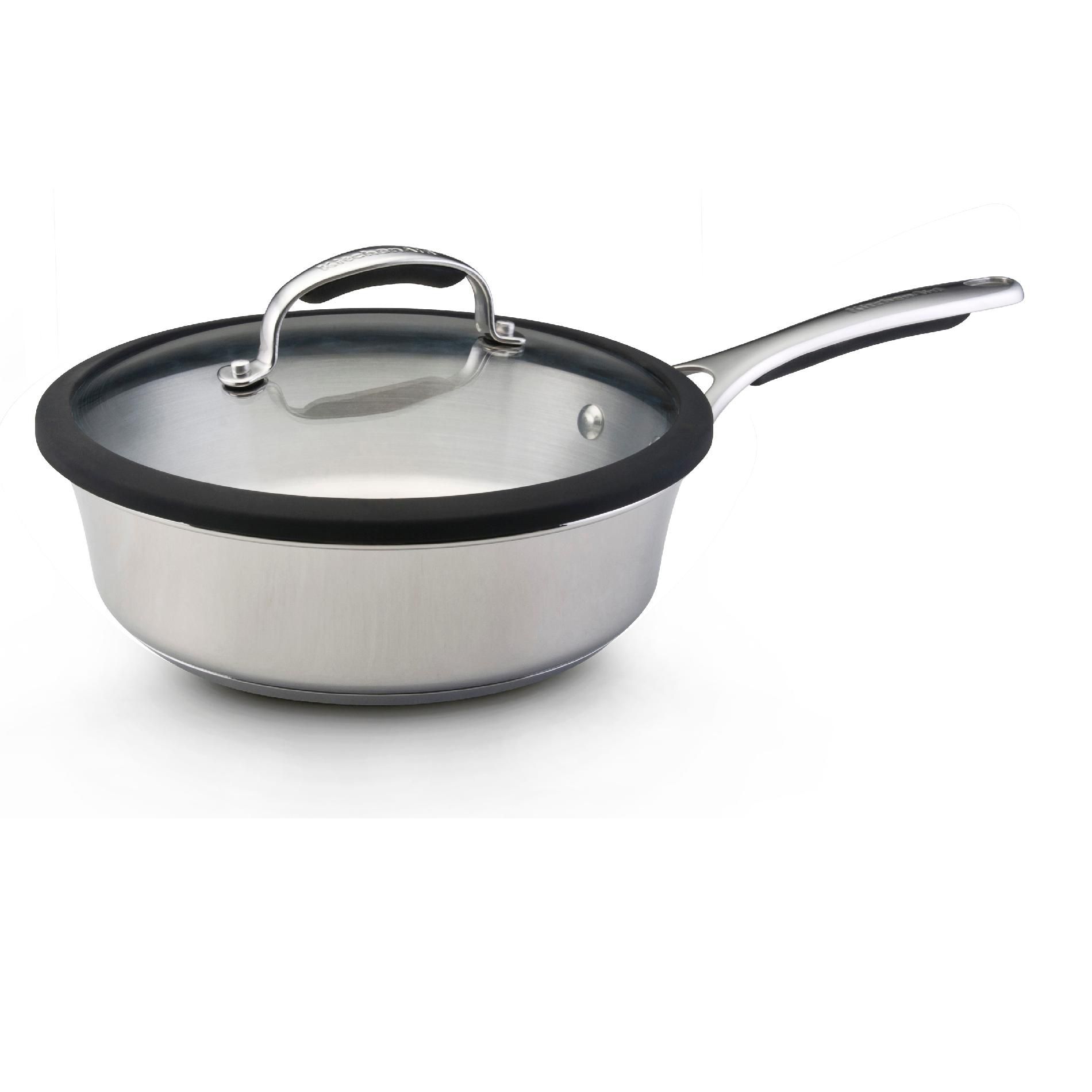 KitchenAid 3-Quart Covered Saute  Stainless Steel