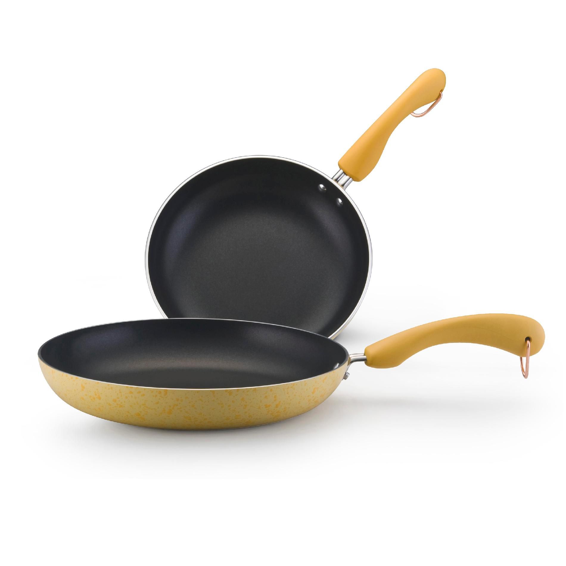 Paula Deen Twin Pack: 9-Inch and 11-Inch Skillets  Butter