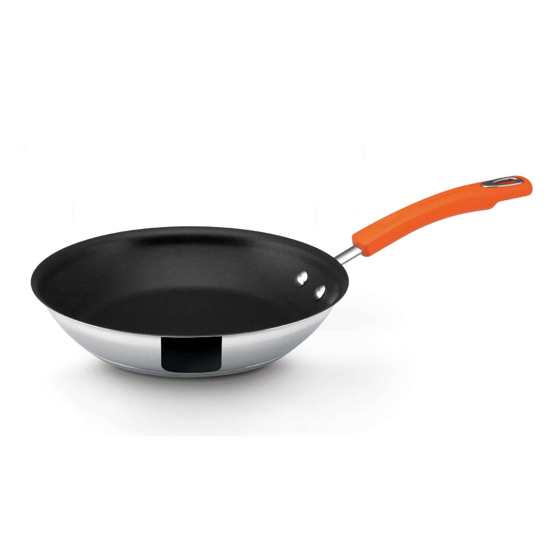 Rachael Ray 10-Inch Open Skillet  Orange Handle