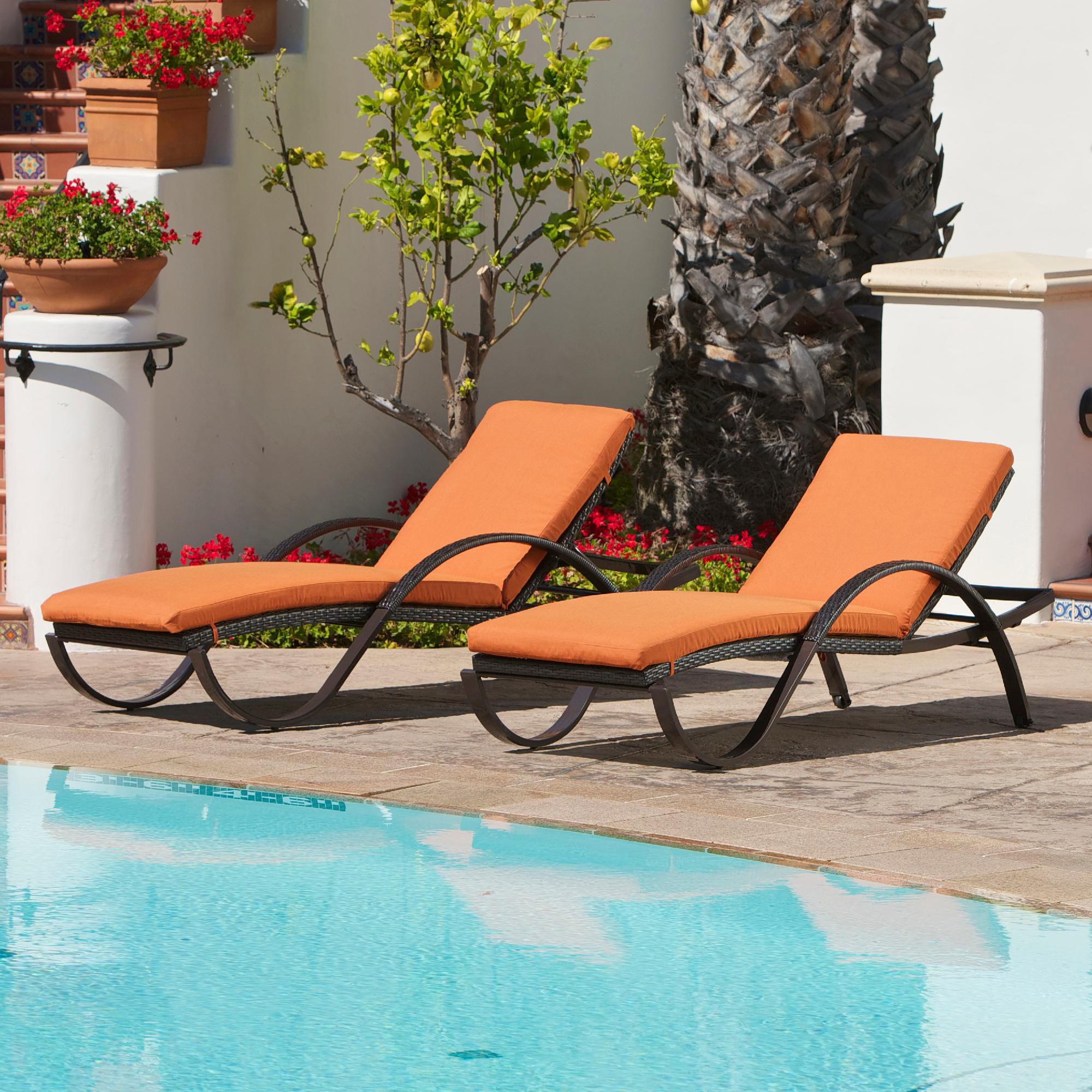 RST Outdoor Tikka&trade; Deco Lounger with Mattress and Bolster Pillow Set (2-Pack) at Sears.com