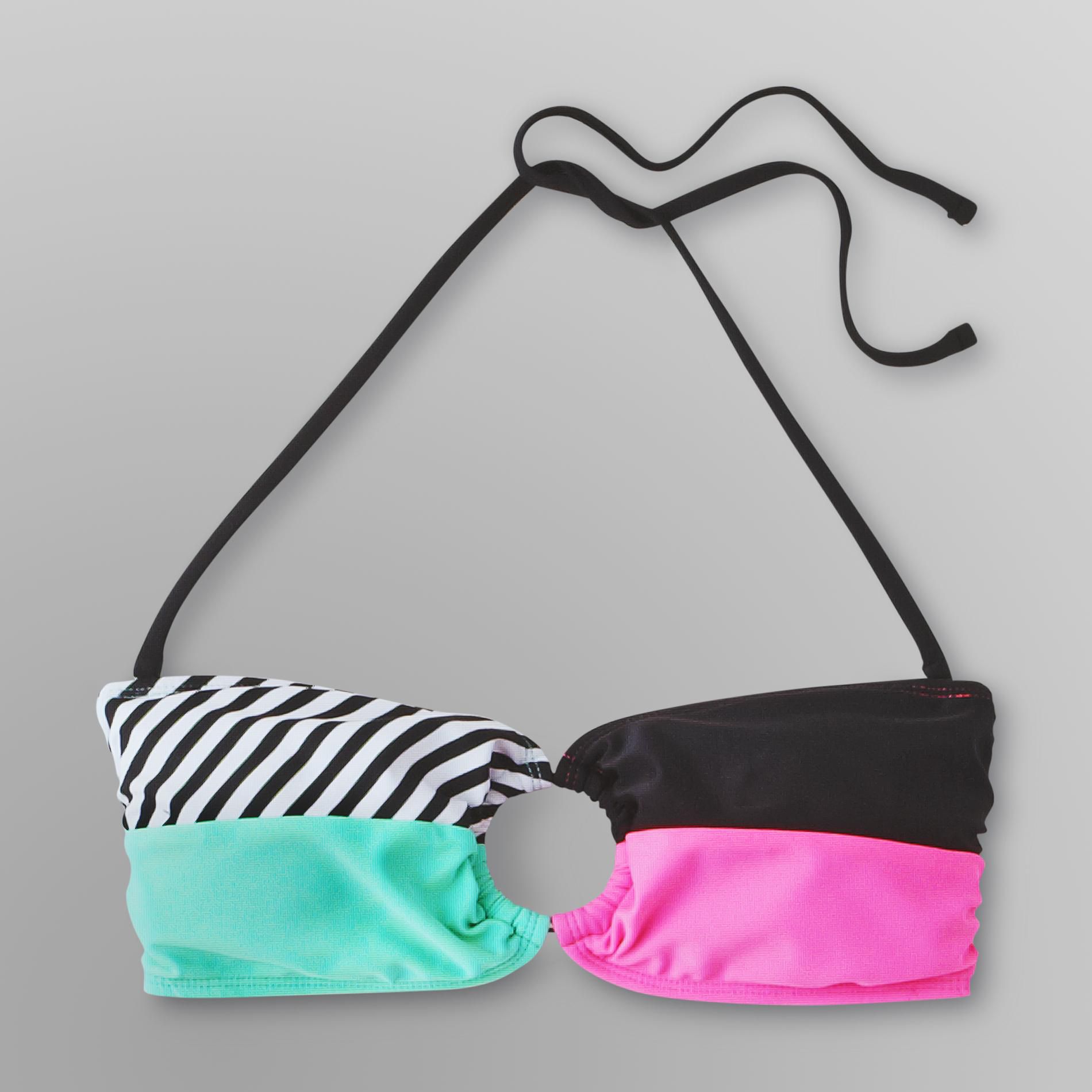 Bongo Junior's Keyhole Bikini Top - Colorblock at Sears.com