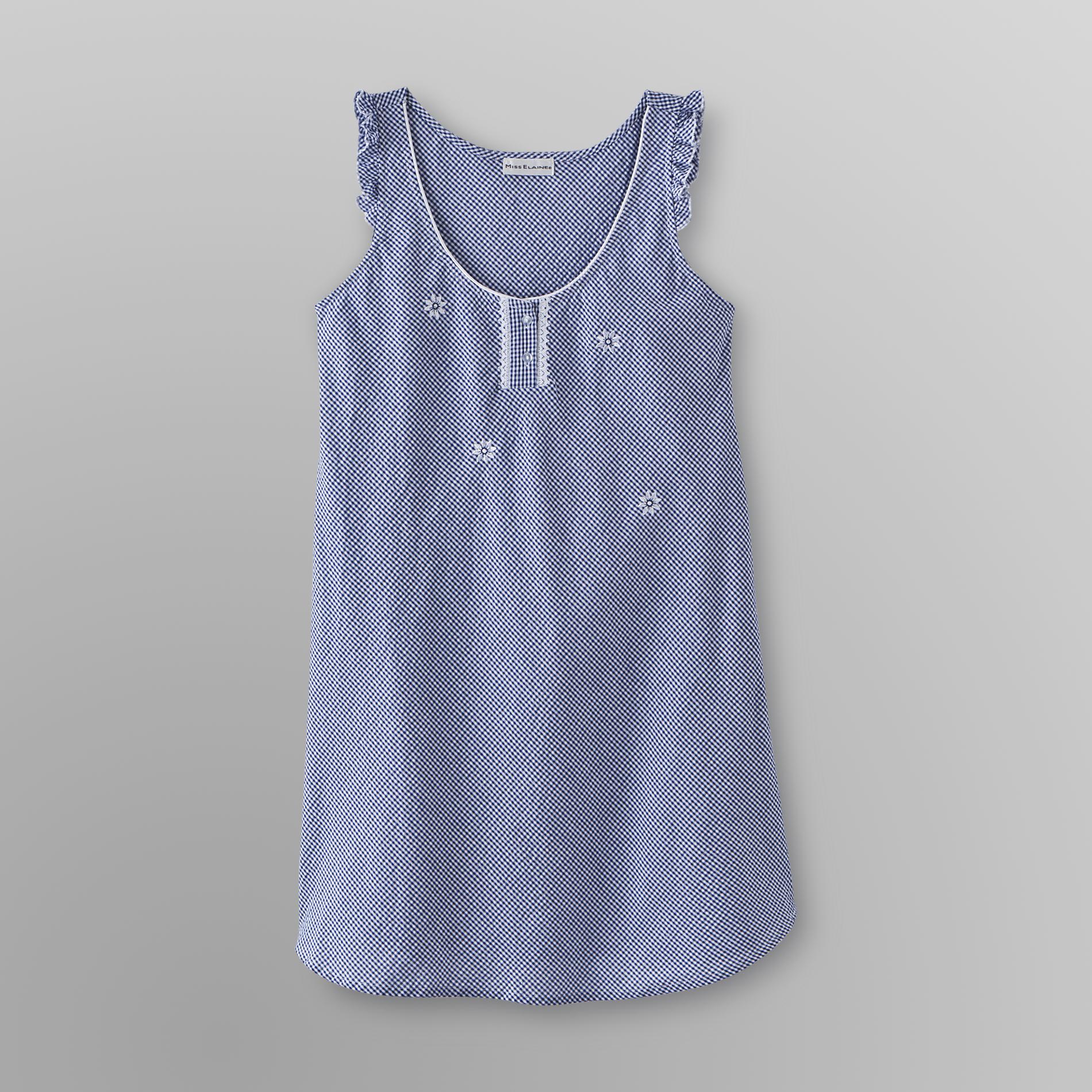 Women's Gingham Nightgown