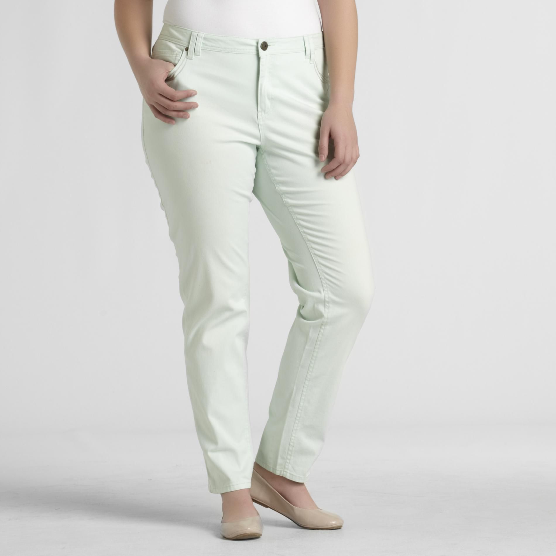 Love Your Style, Love Your Size Women's Plus Stretch Twill Pants at Kmart.com