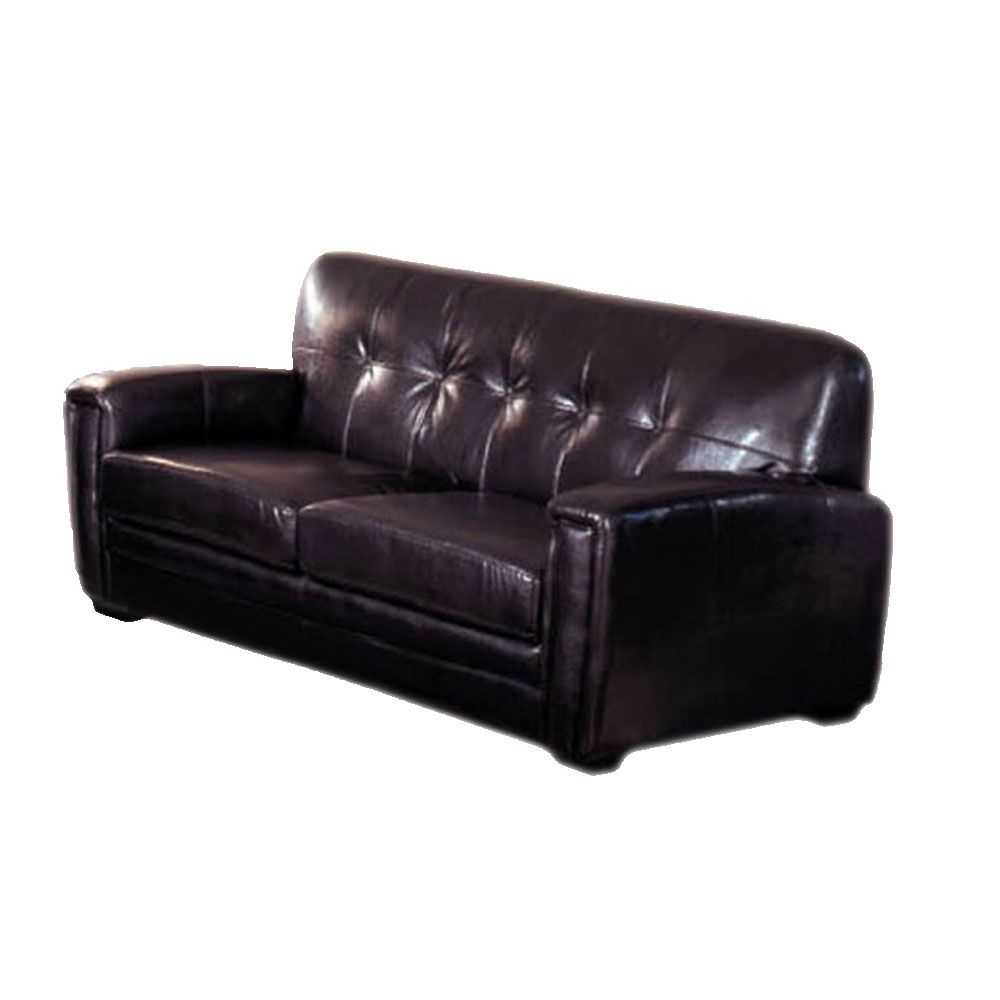 Venetian Melrose Bonded Leather Sofa, Brown
