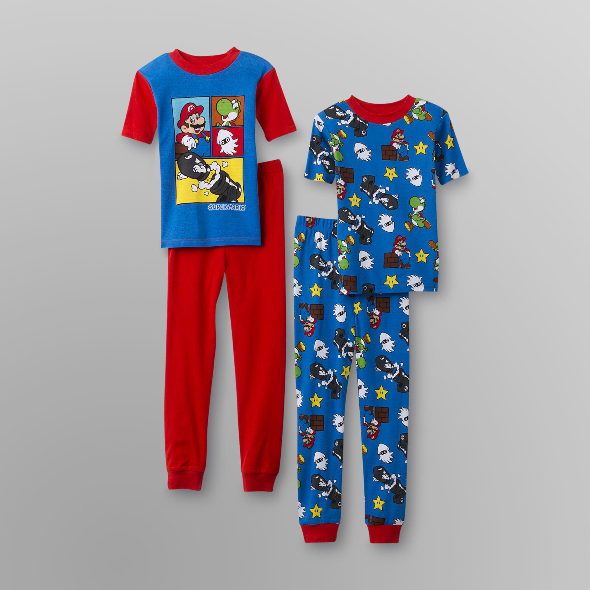 Nintendo Super Mario Boy's Pajama Set - 4 Pc. at Sears.com