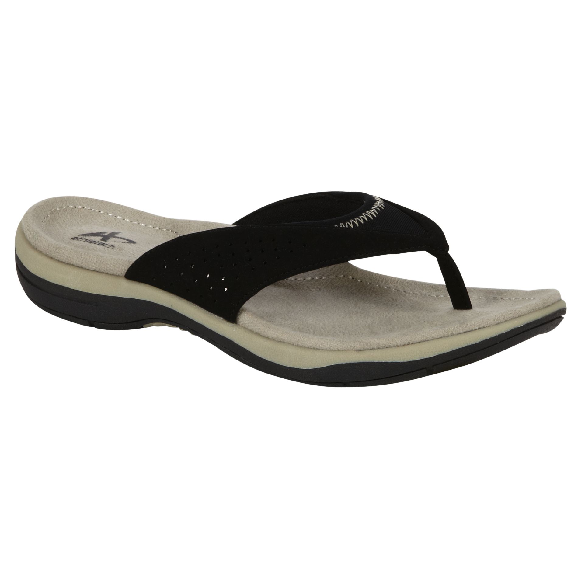 Athletech Women's Sandal Besley - Black at Kmart.com
