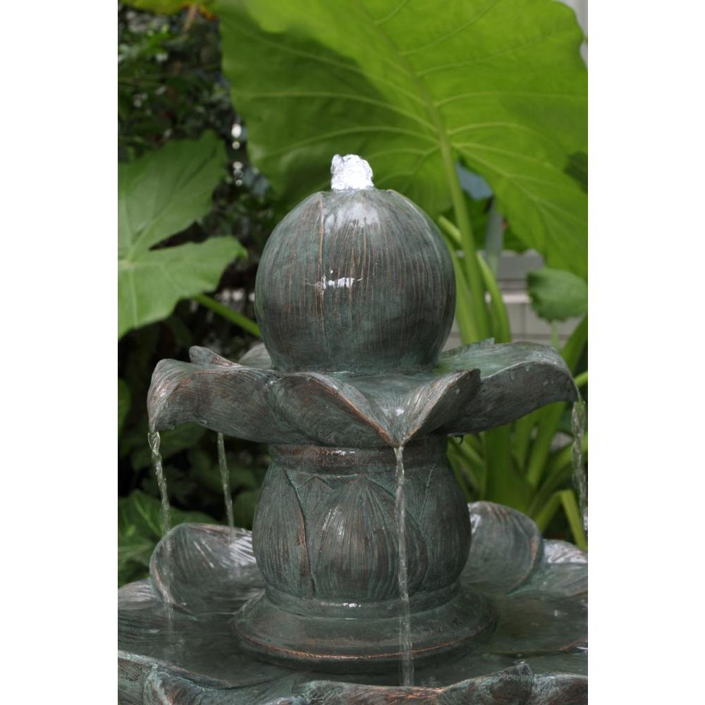 3 Tiered Lotus Leaf Fountain