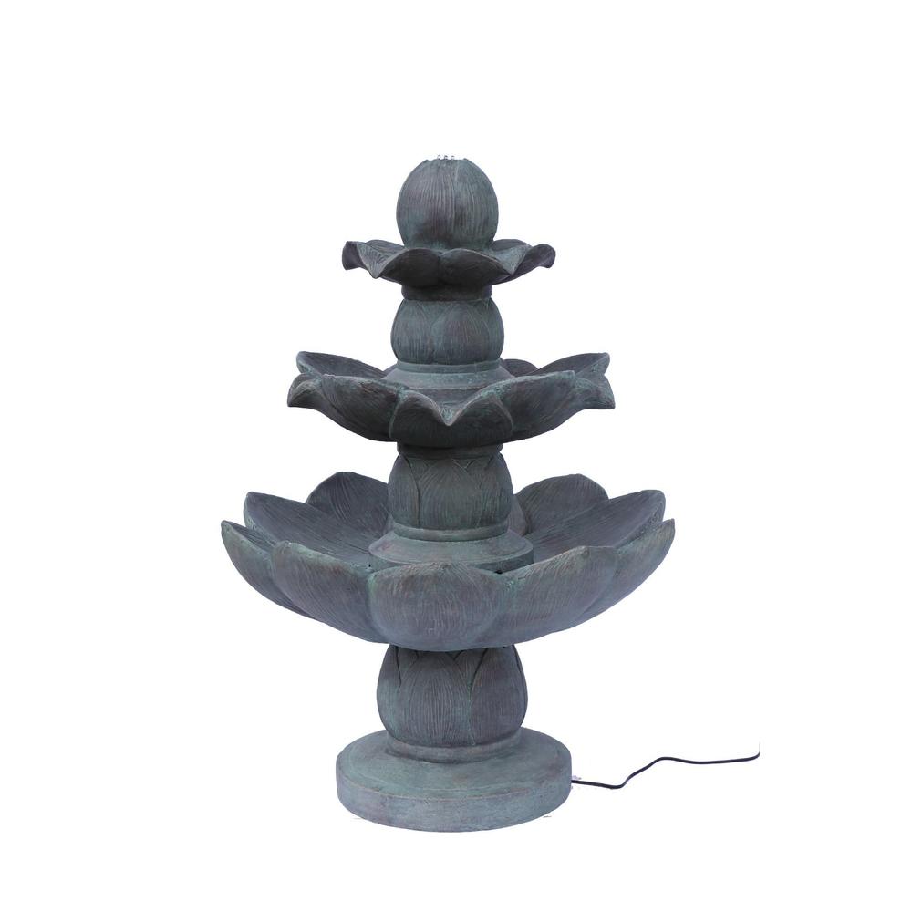 3 Tiered Lotus Leaf Fountain