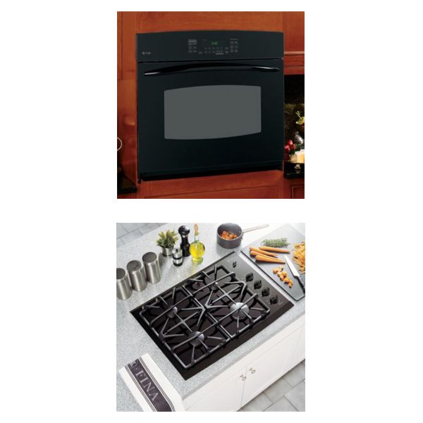 GE GE Profile Electric Single Wall Oven with matching ...