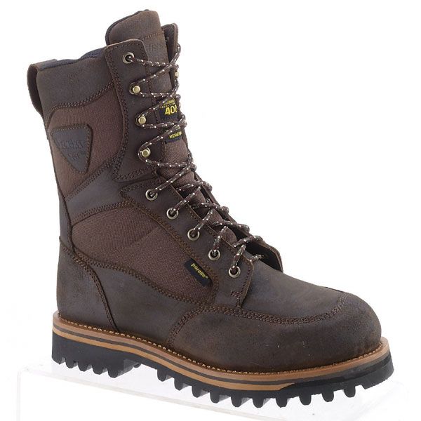 AdTec Men's  11"  400 Gram 3M Thinsulate Insulation, Waterproof Hunting Boot 1614 - Brown Cordura at Sears.com