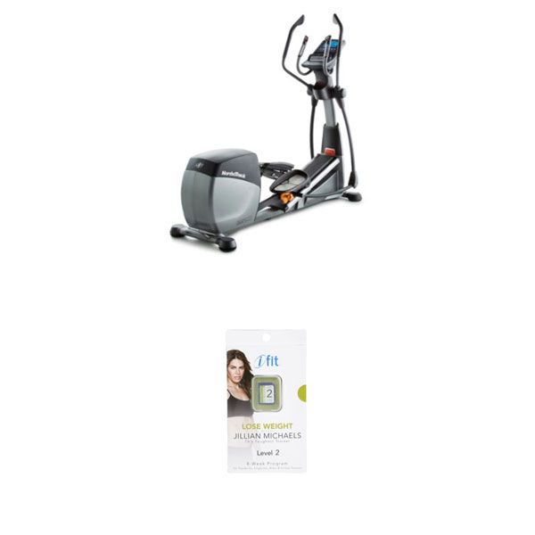 Nordic Track Elliptical & Workout Aid Bundle         ...
