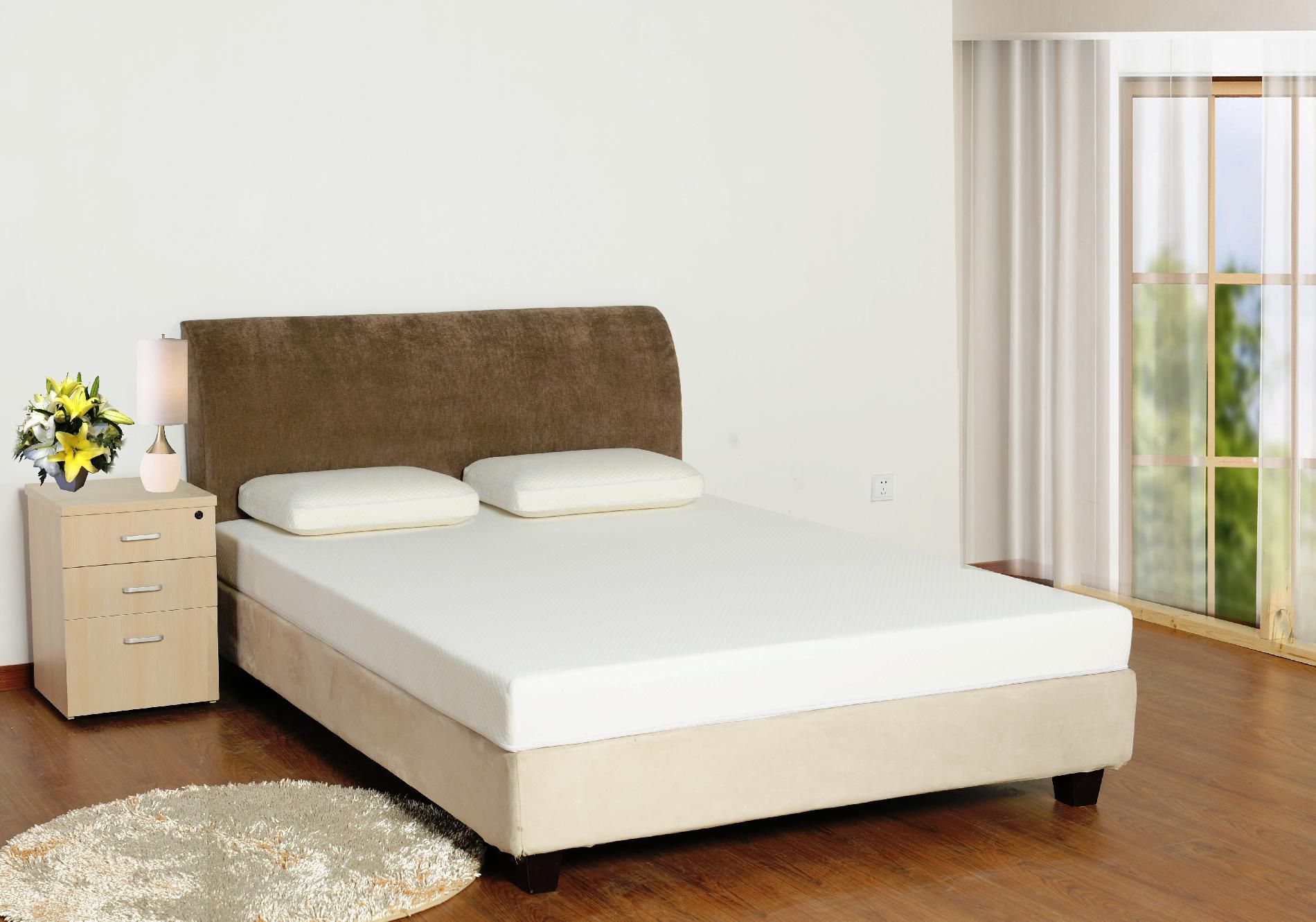 Pure Rest Pure Rest 8 inch Memory Foam Mattress - King White