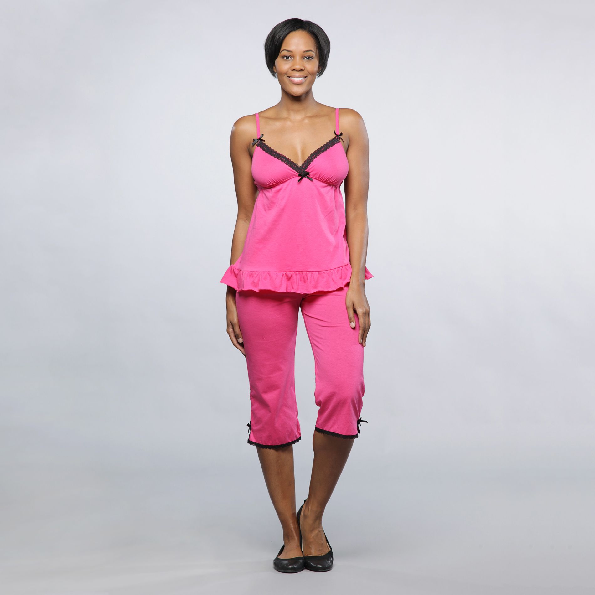 Joe Boxer Women’s 2 Pc Knit Capri Pajama Set at Kmart.com