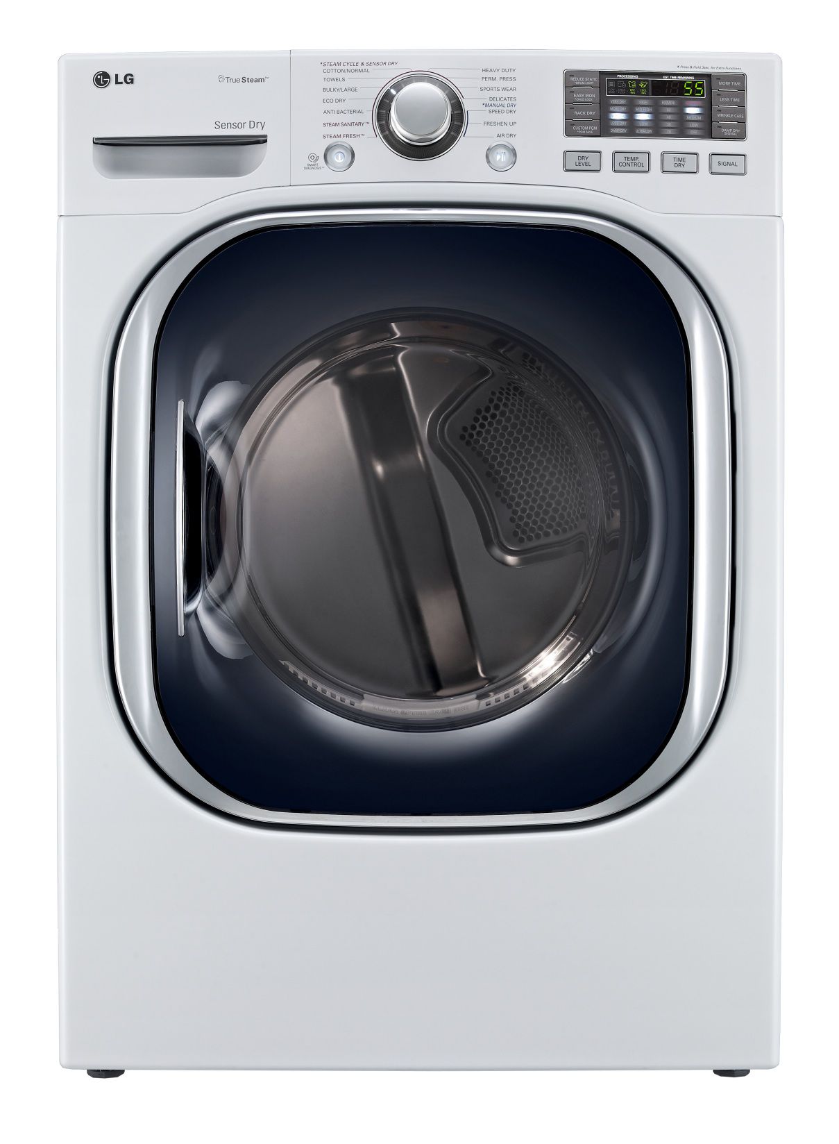LG 7.4 cu. ft. Steam Electric Dryer - White