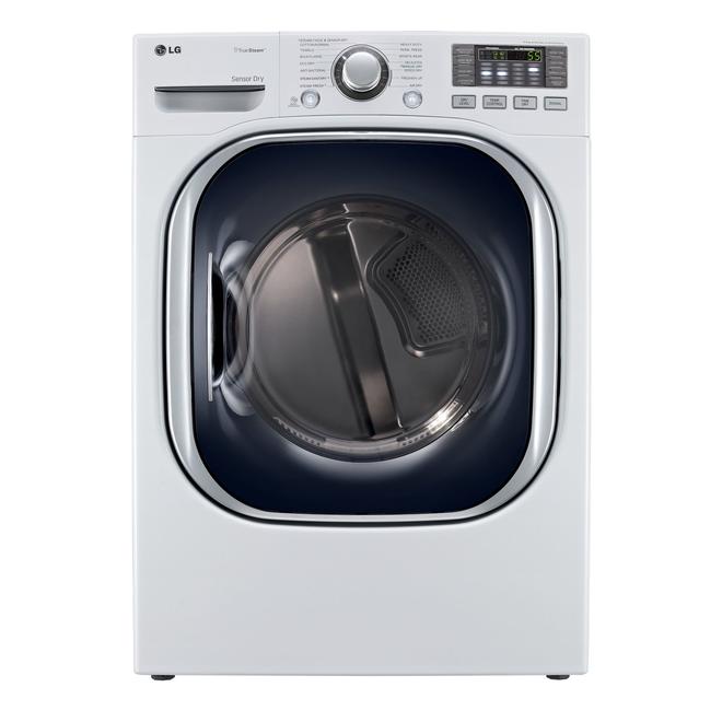 LG DLGX4071W 7.4 cu. ft. Steam Gas Dryer White Sears Outlet