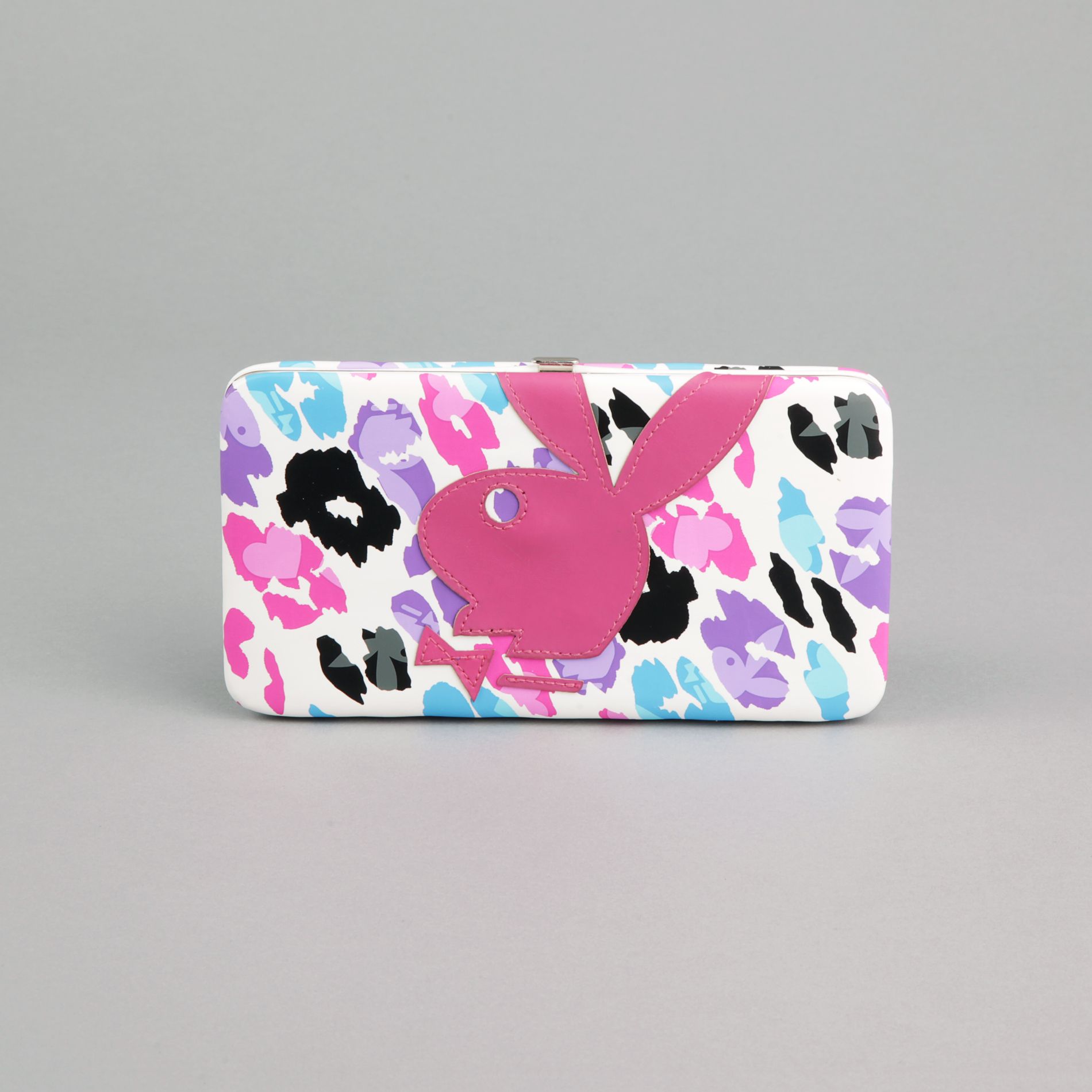 Playboy Women’s Silhouette Leopard Hinge & Flip Wallet at Kmart.com