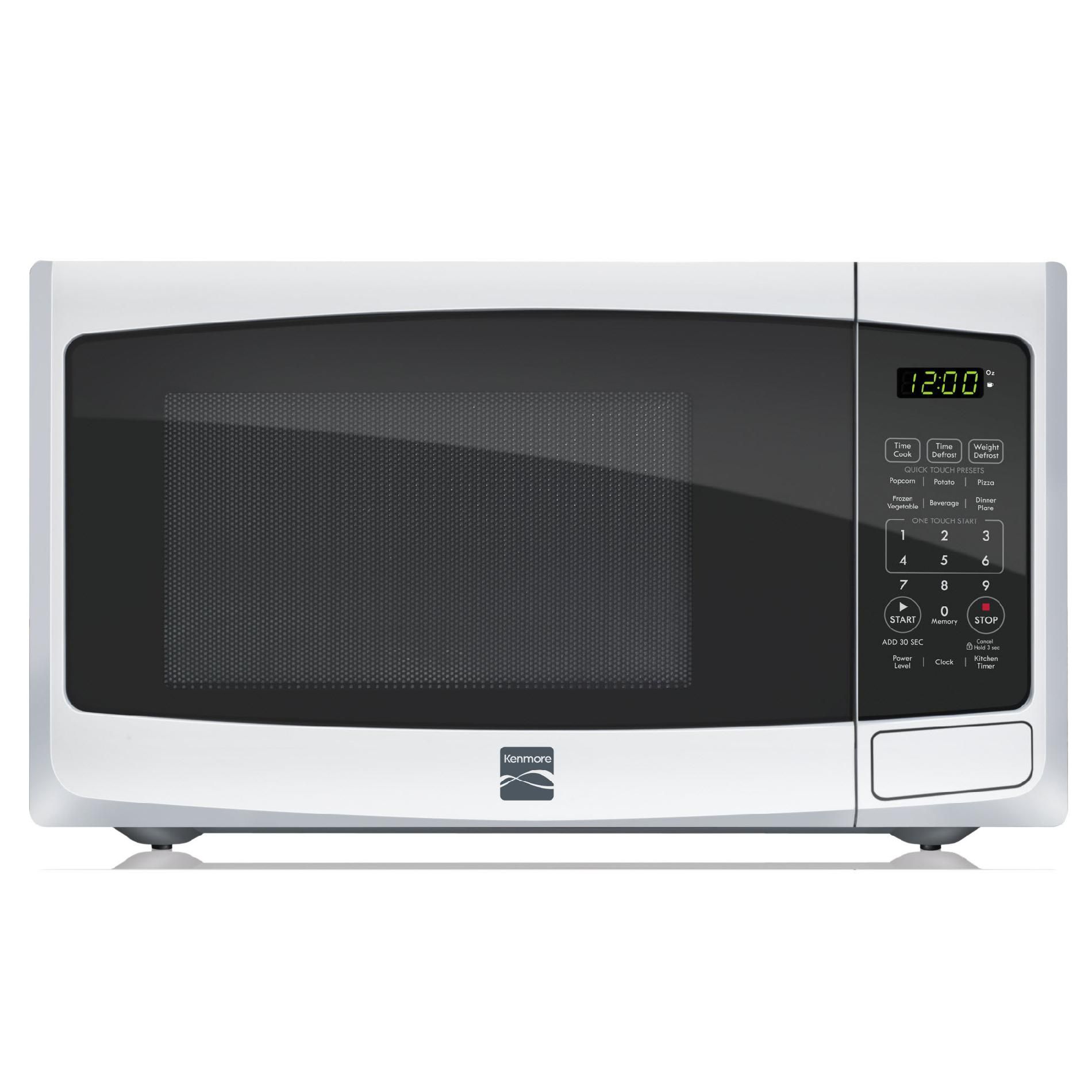... - 73092 - 0.9 Cu. Ft. Countertop Microwave White Sears Outlet