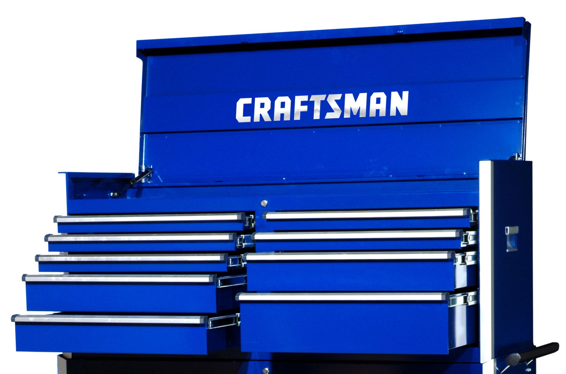 Craftsman 54 9-Drawer Ball Bearing Slides Top Chest Blue