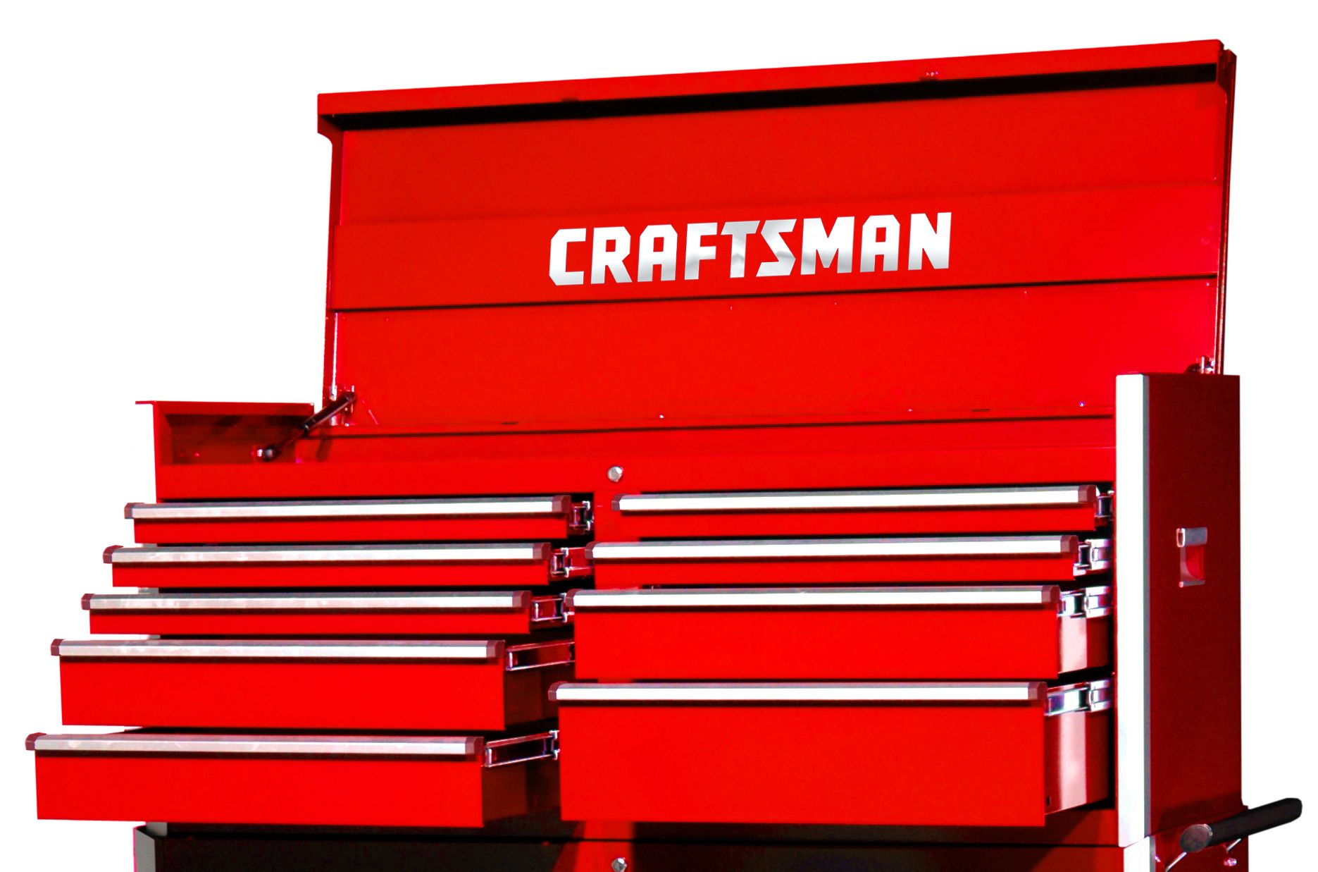 Craftsman 54 9-Drawer Ball Bearing Slides Top Chest Red