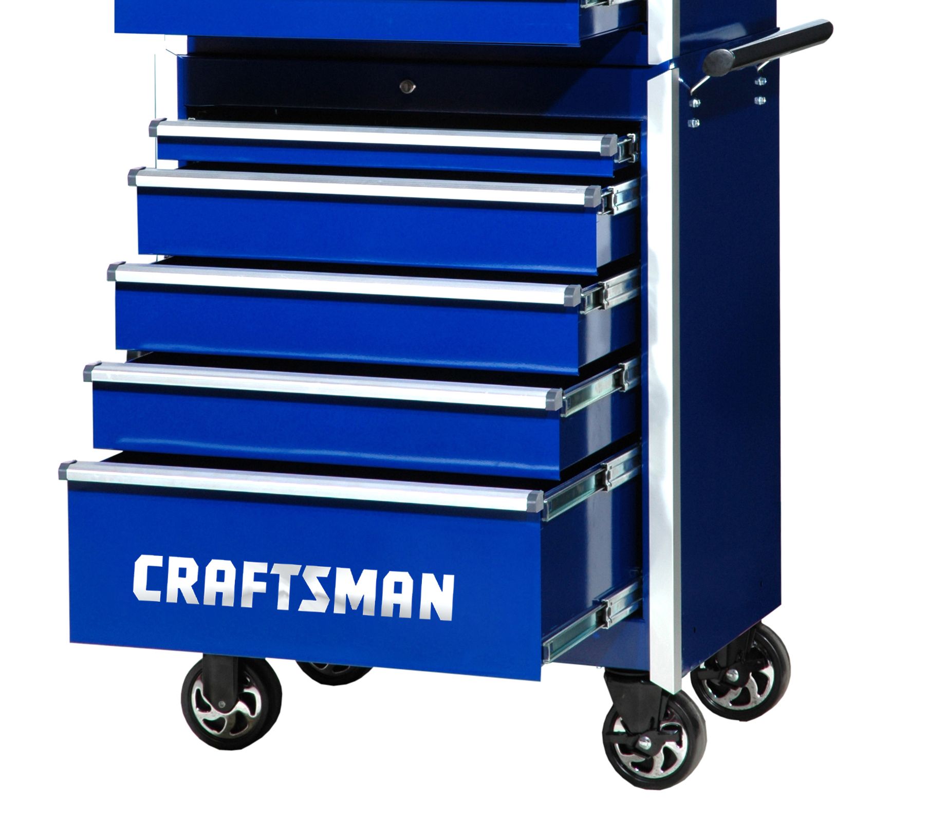 Craftsman 27 5-Drawer Ball Bearing Slides Roller Cabinet Blue