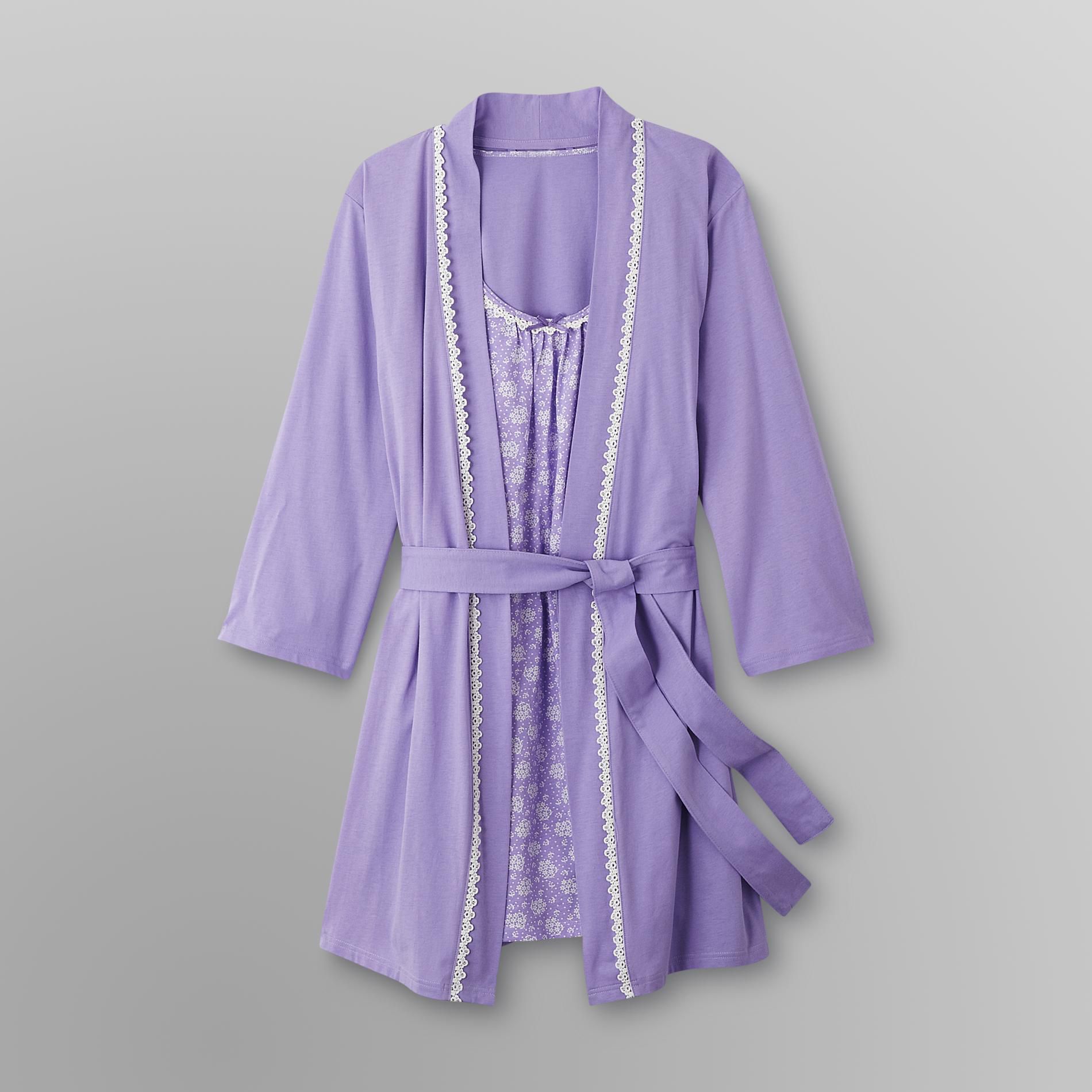 Laura Scott Women's Nightgown & Robe Set at Sears.com