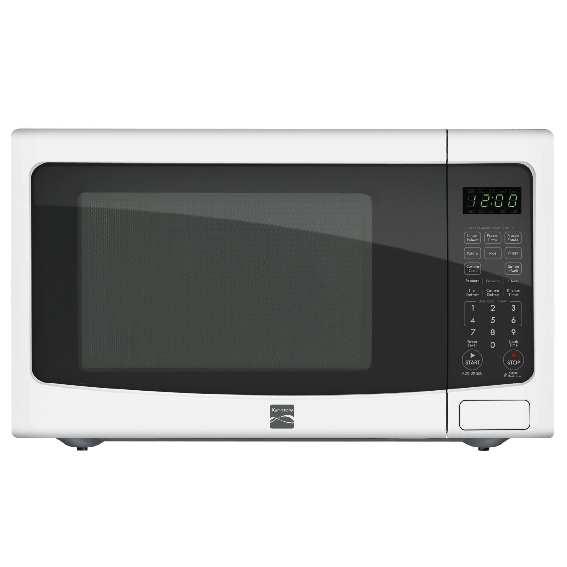 Kenmore 72122 1.2 Cubic Foot Countertop Microwave Oven White