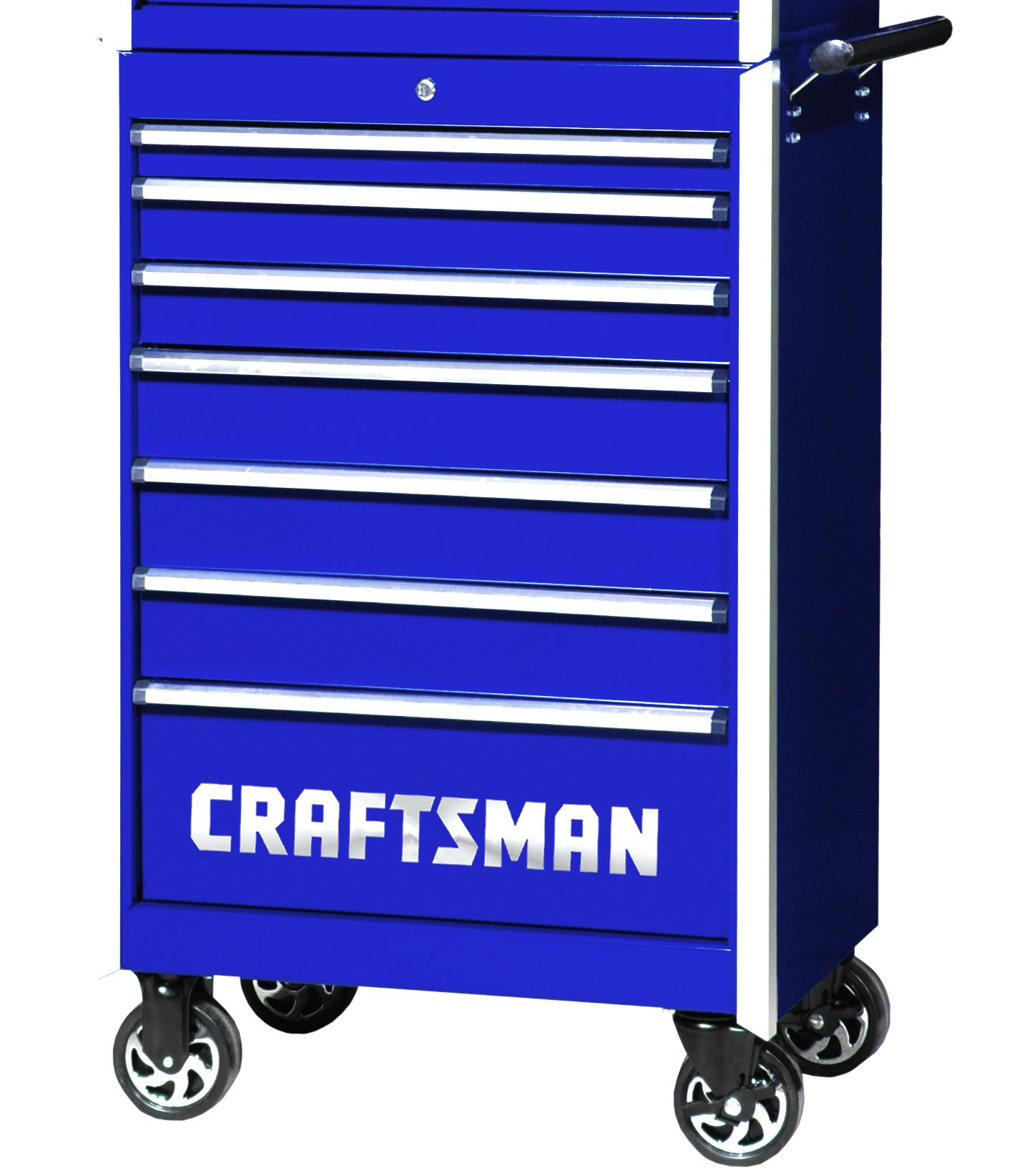 Craftsman 27" 7-Drawer Ball Bearing Slides Roller Cabinet Blue at Sears.com