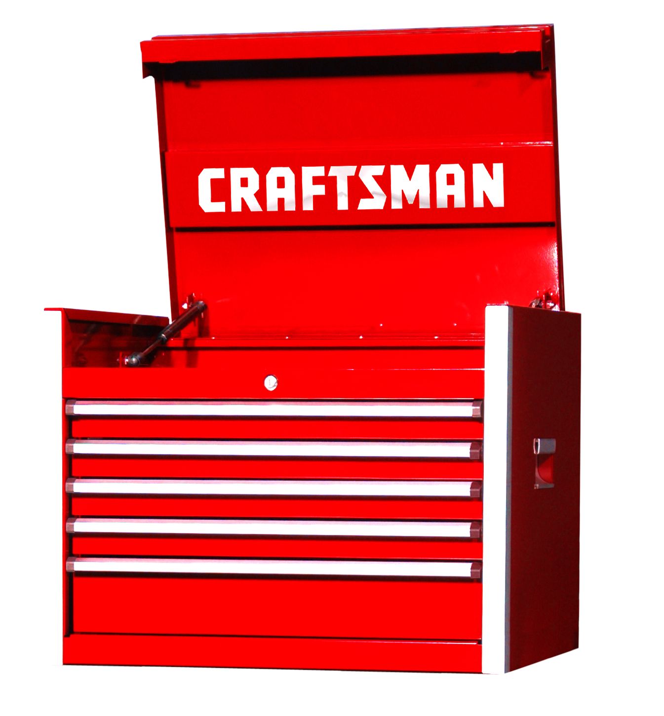 Craftsman 27 5-Drawer Ball Bearing Slides Top Chest Red