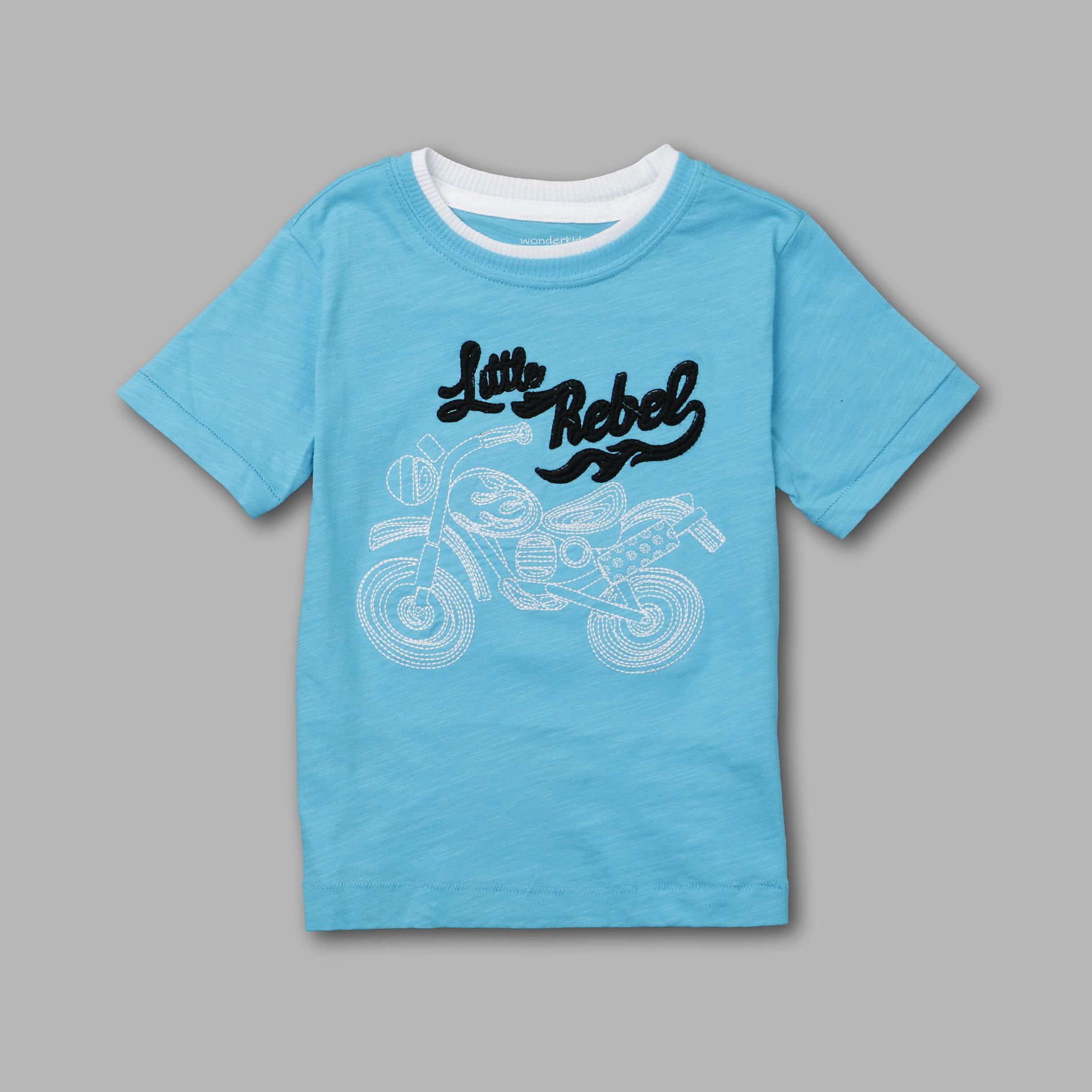 WonderKids Infant & Toddler Boy’s Short Sleeve ‘Little Rebel’ Graphic Tee at Kmart.com